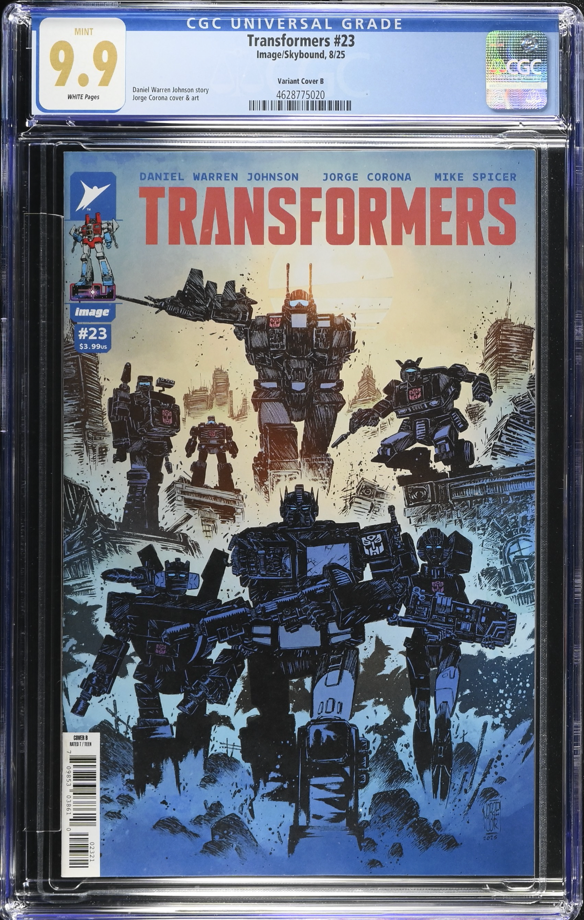 Transformers #23 Corona Variant CGC 9.9
