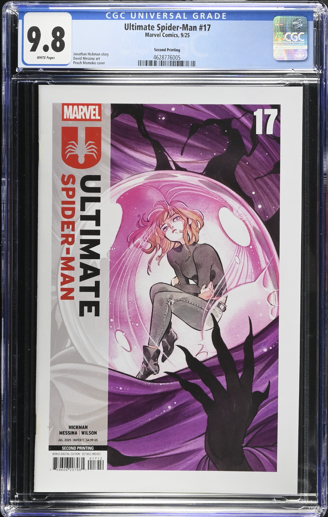 Ultimate Spider-Man #17 Second Printing CGC 9.8