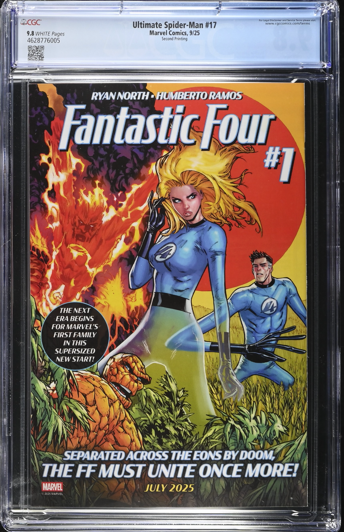 Ultimate Spider-Man #17 Second Printing CGC 9.8