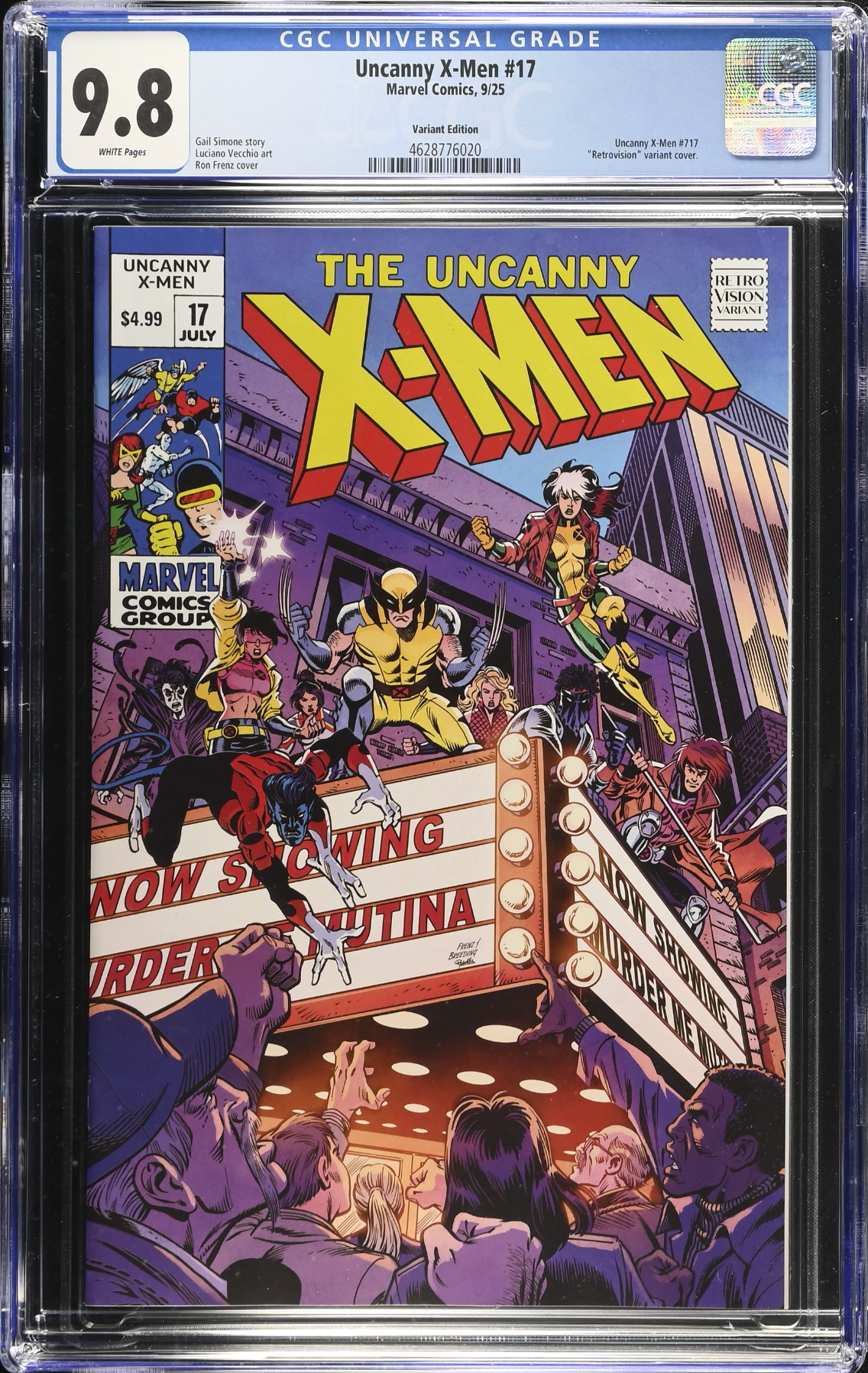 Uncanny X-Men #17 Frenz Variant CGC 9.8