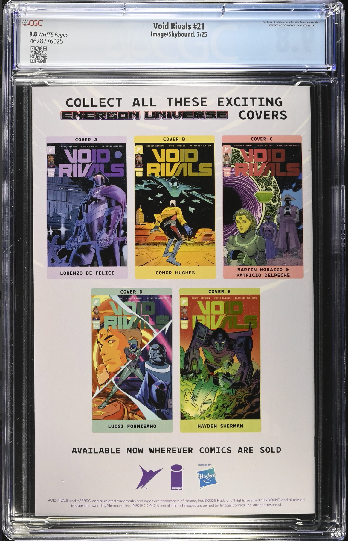 Void Rivals #21 CGC 9.8
