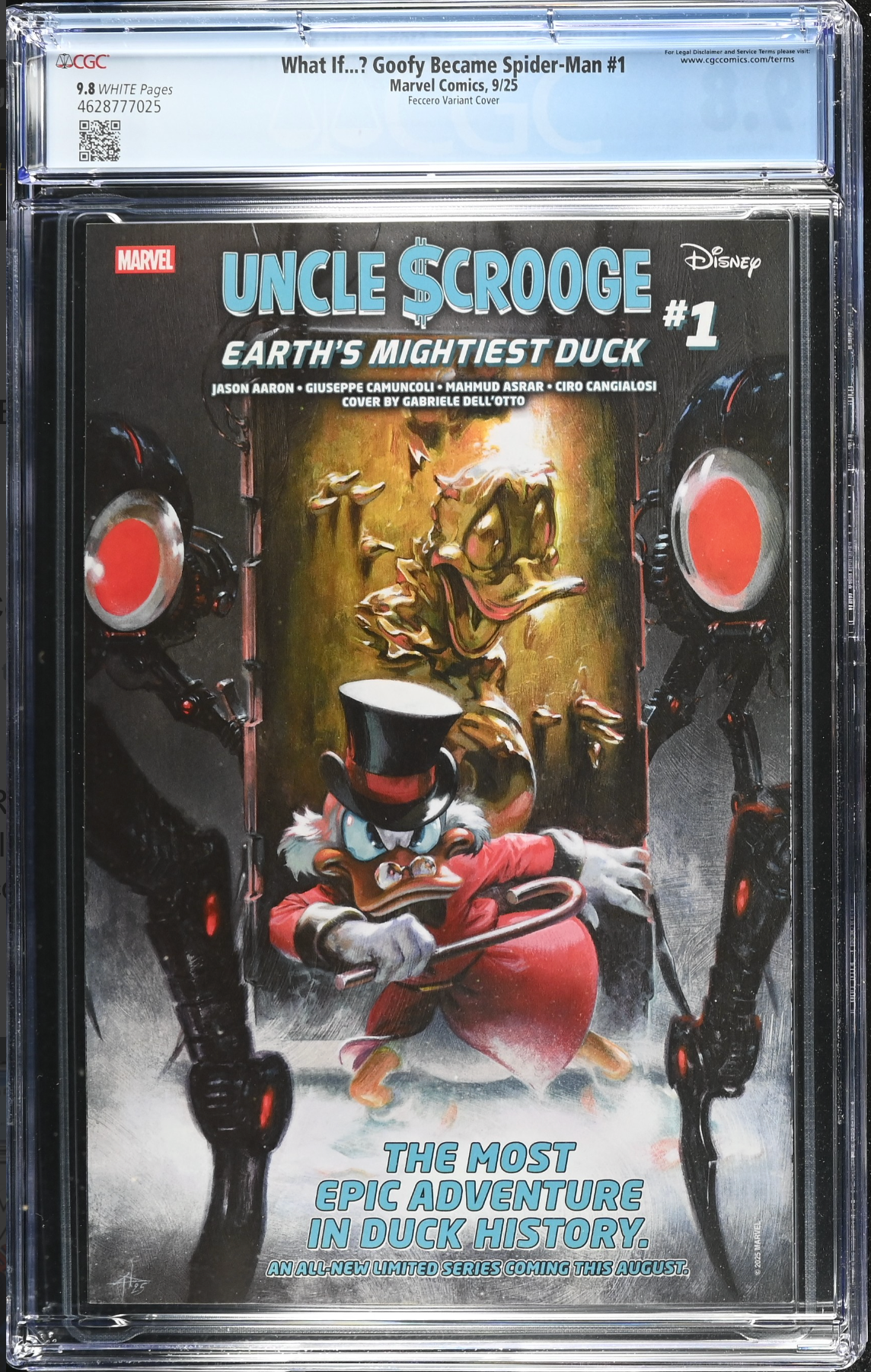 Marvel & Disney: What If...? Goofy Became Spider-Man #1 Feccero Variant CGC 9.8