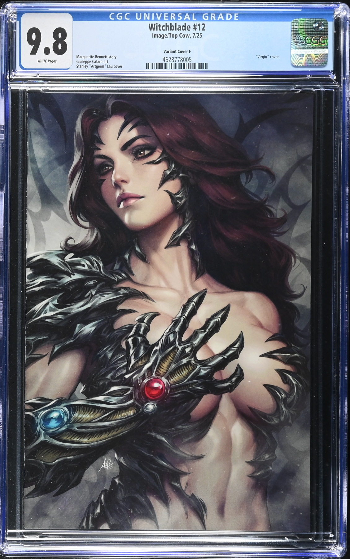 Witchblade #12 Artgerm 1:50 Virgin Retailer Incentive Variant CGC 9.8
