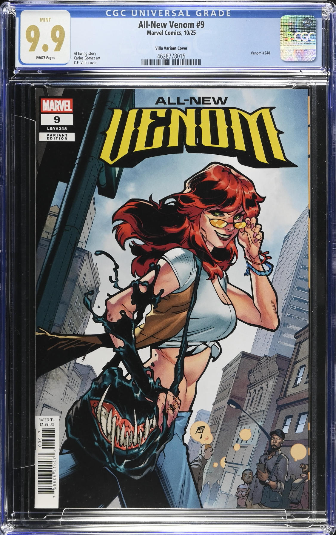 All-New Venom #9 Villa 1:25 Retailer Incentive Variant CGC 9.9