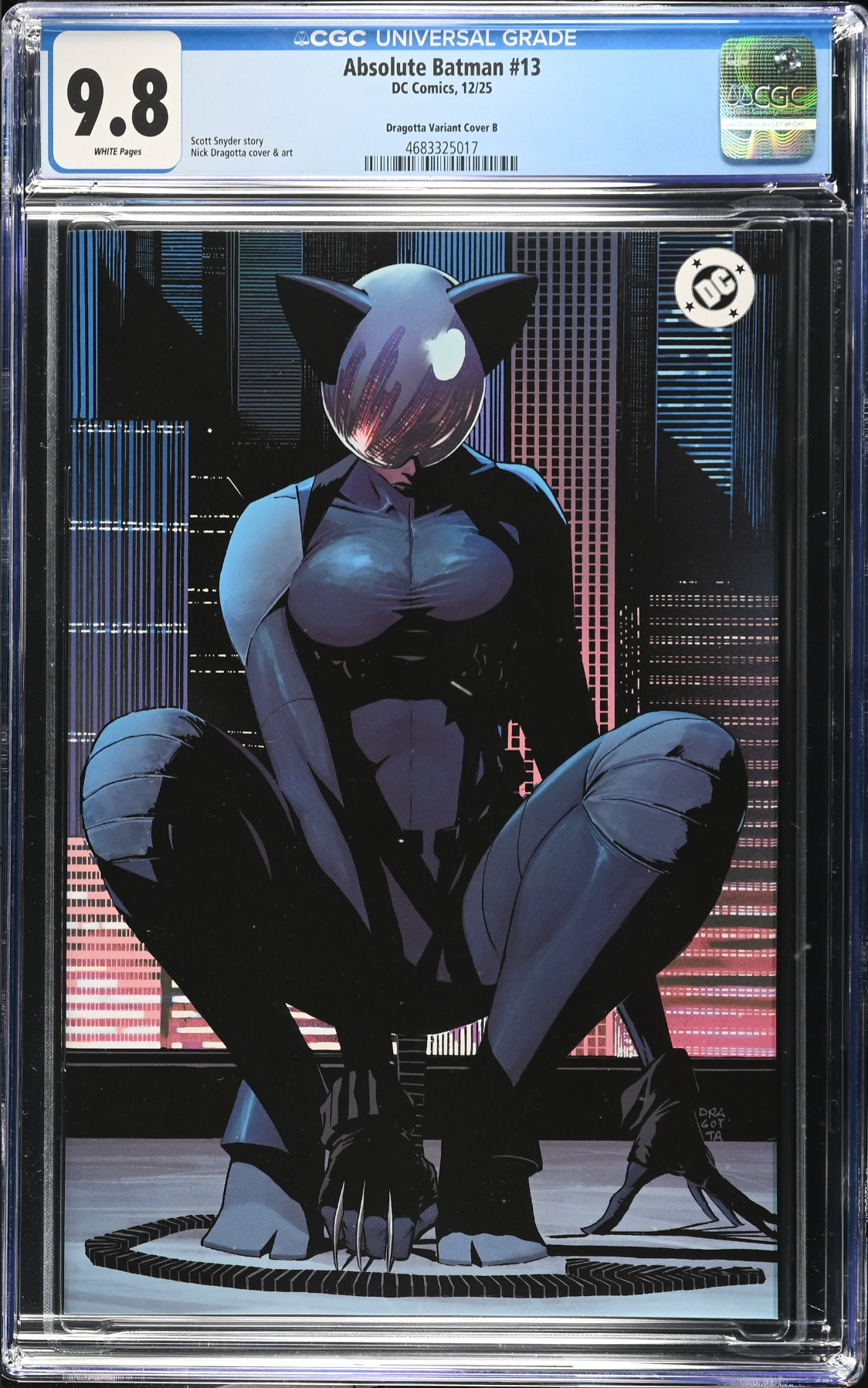 Absolute Batman #13 Dragotta 1:50 Virgin Retailer Incentive Variant CGC 9.8