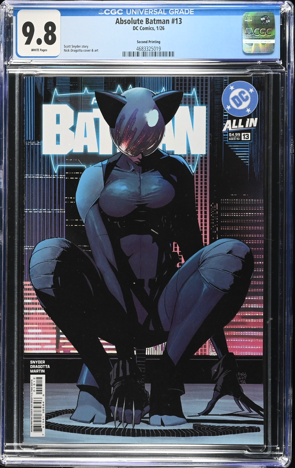 Absolute Batman #13 Second Printing CGC 9.8