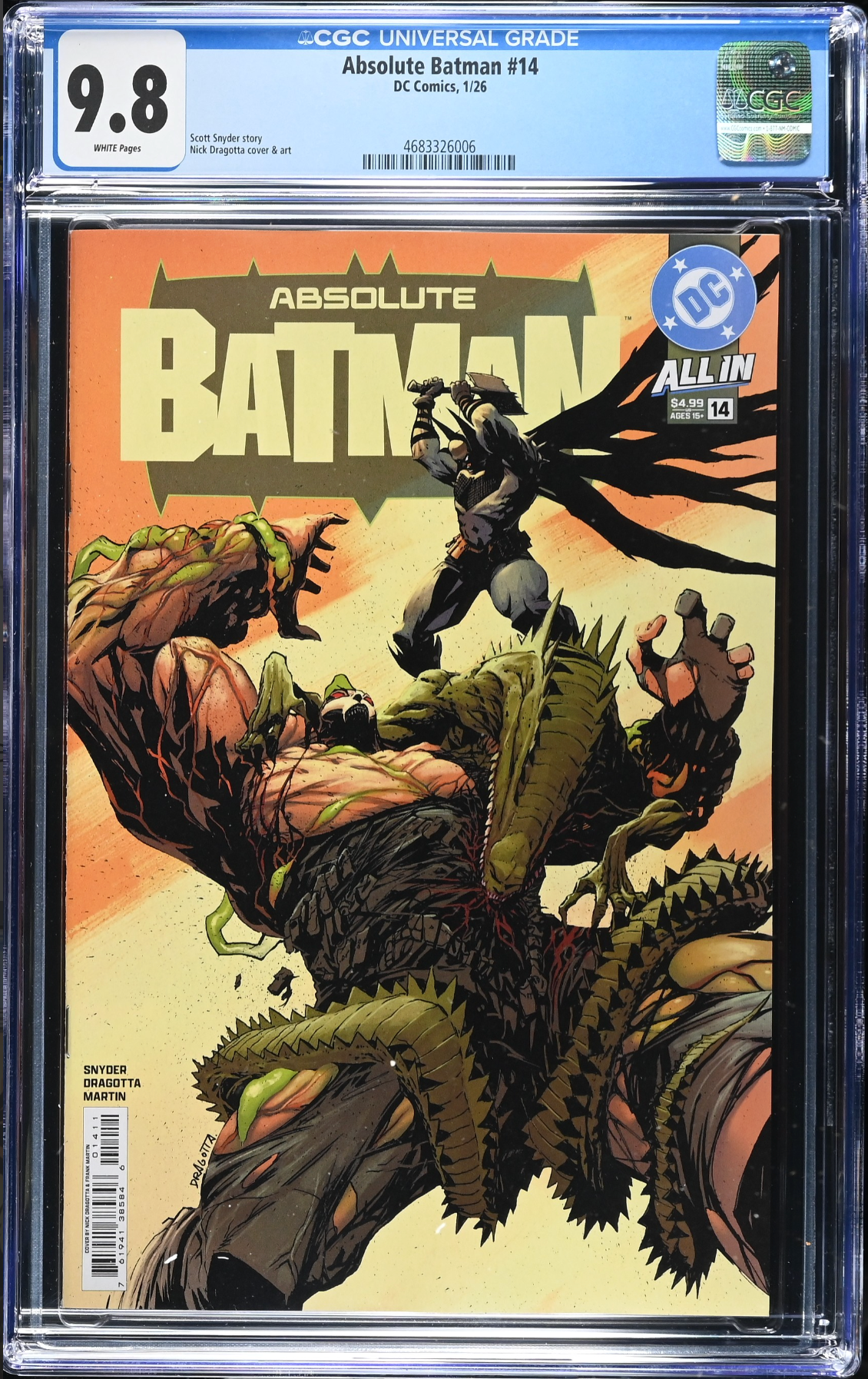 Absolute Batman #14 CGC 9.8