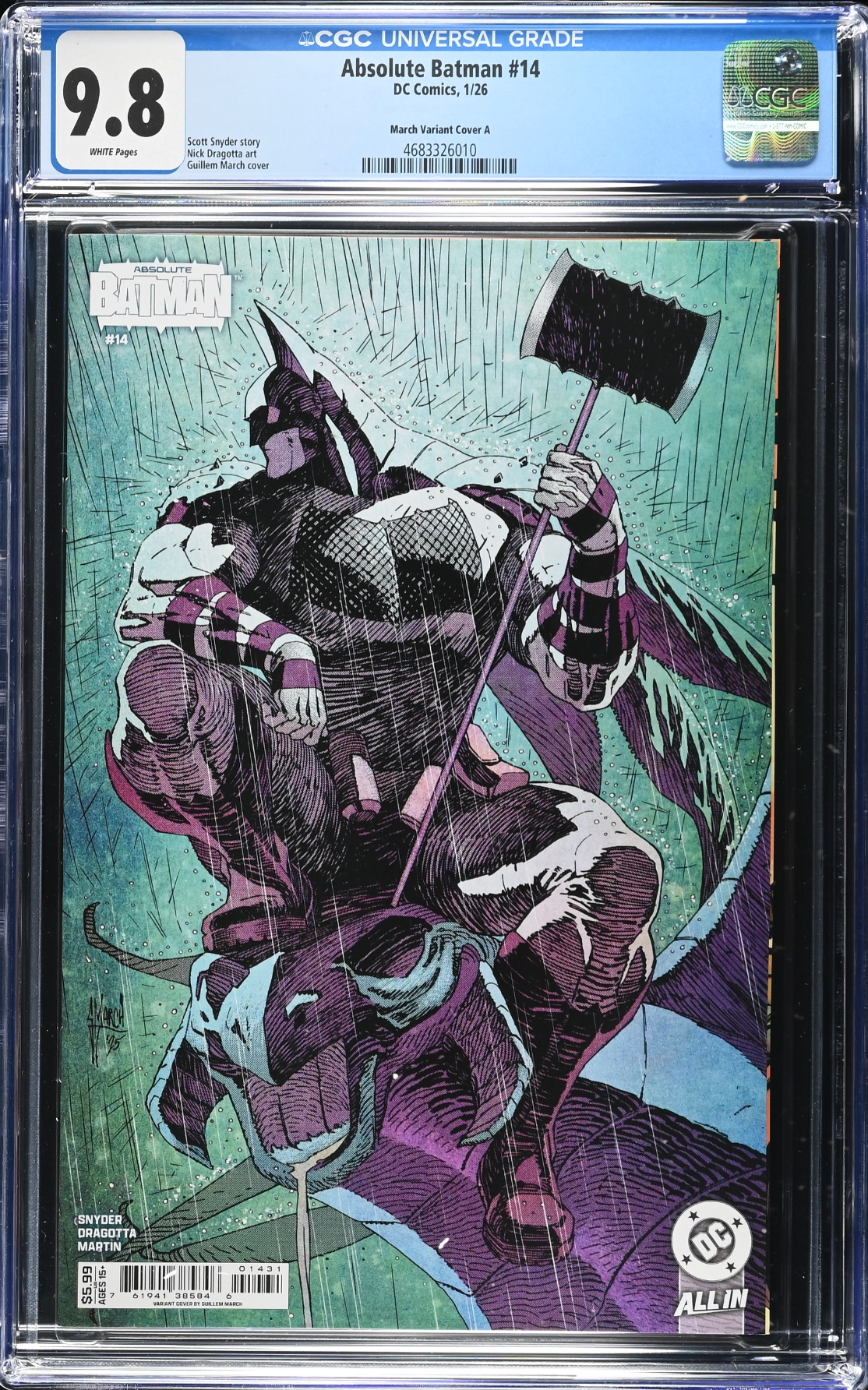 Absolute Batman #14 March Variant CGC 9.8