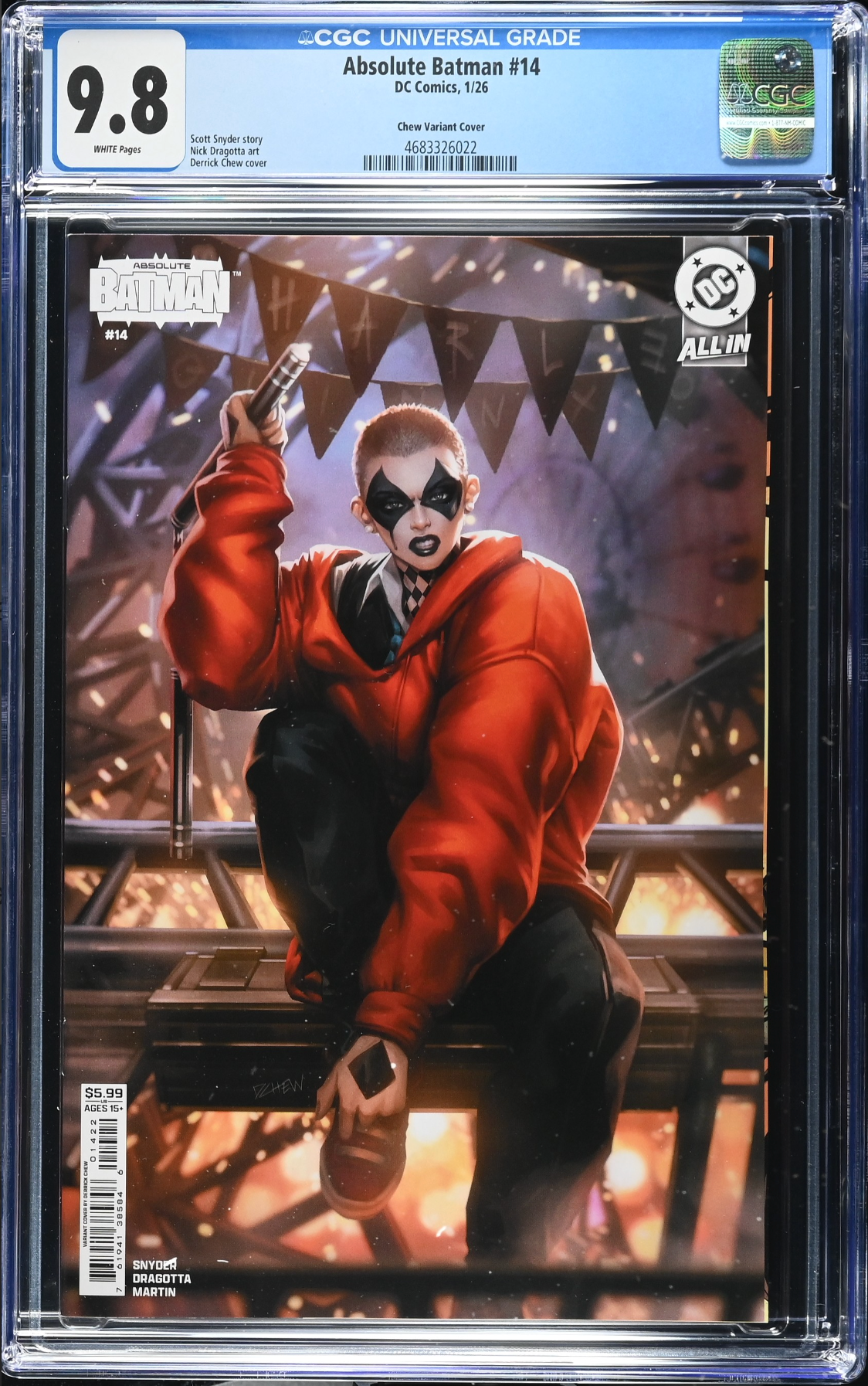 Absolute Batman #14 Chew Variant CGC 9.8
