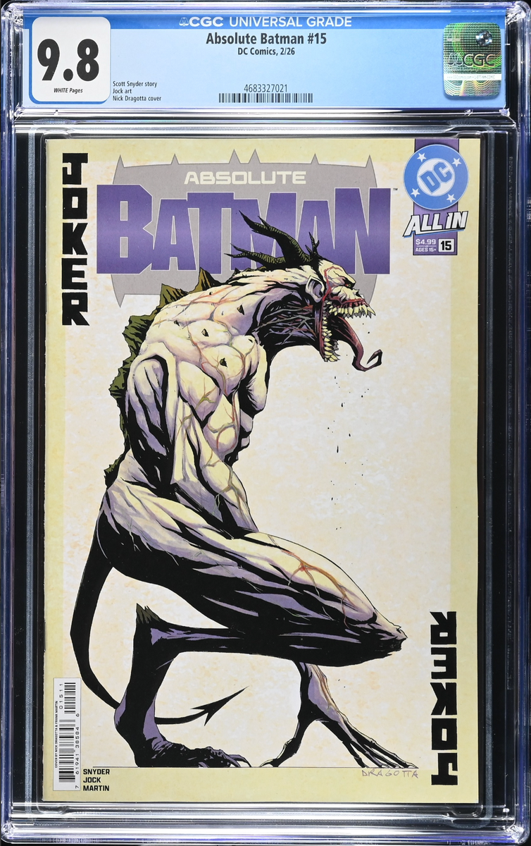 Absolute Batman #15 CGC 9.8