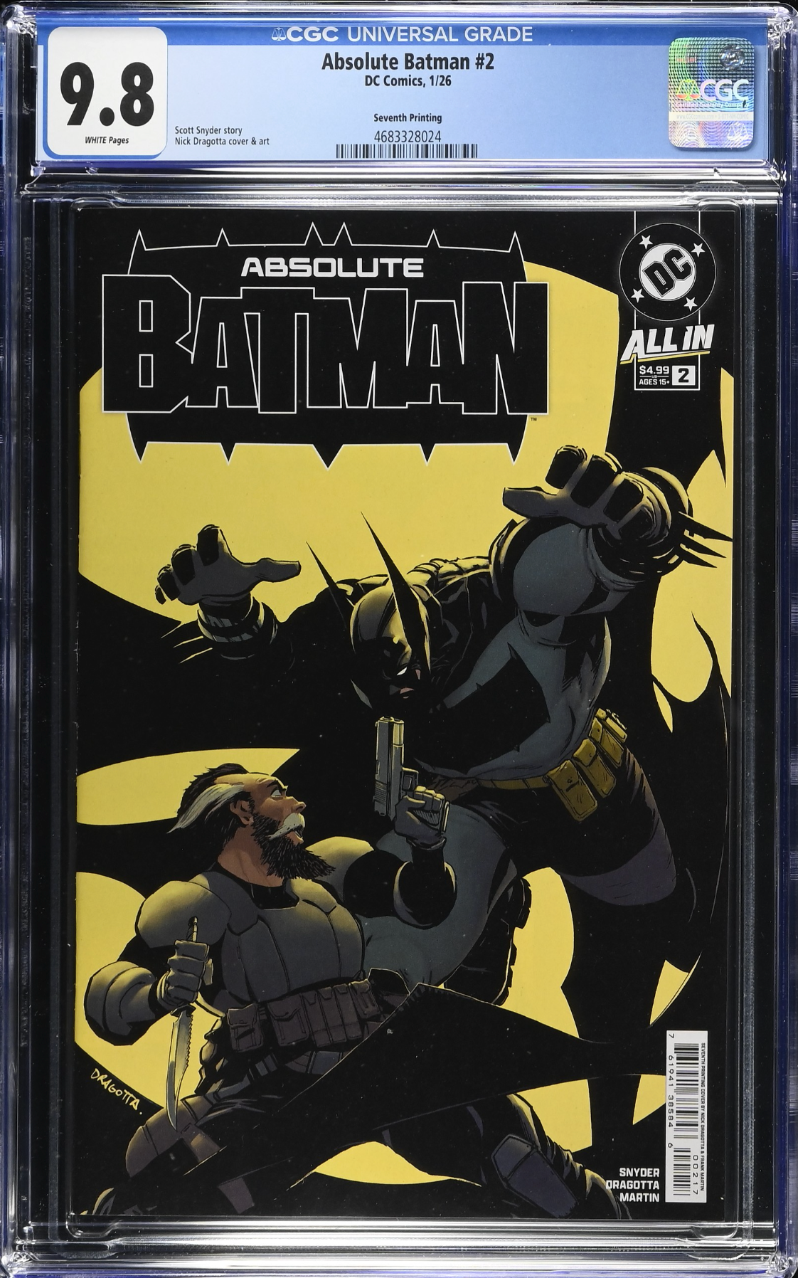 Absolute Batman #2 Seventh Printing CGC 9.8