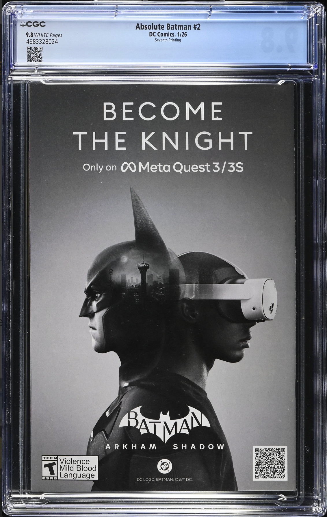 Absolute Batman #2 Seventh Printing CGC 9.8