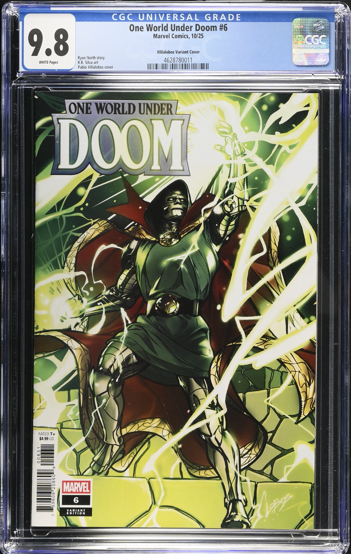 One World Under Doom #6 Villalobos Variant CGC 9.8