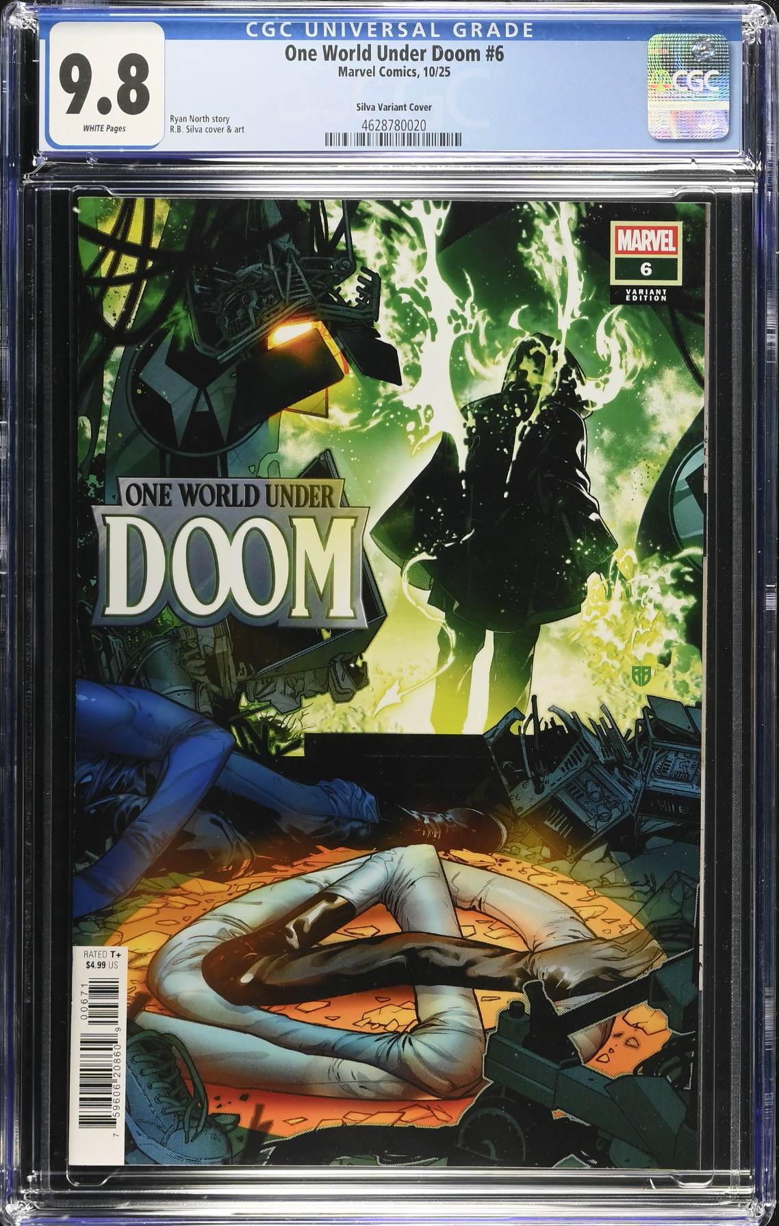 One World Under Doom #6 Silva Variant CGC 9.8