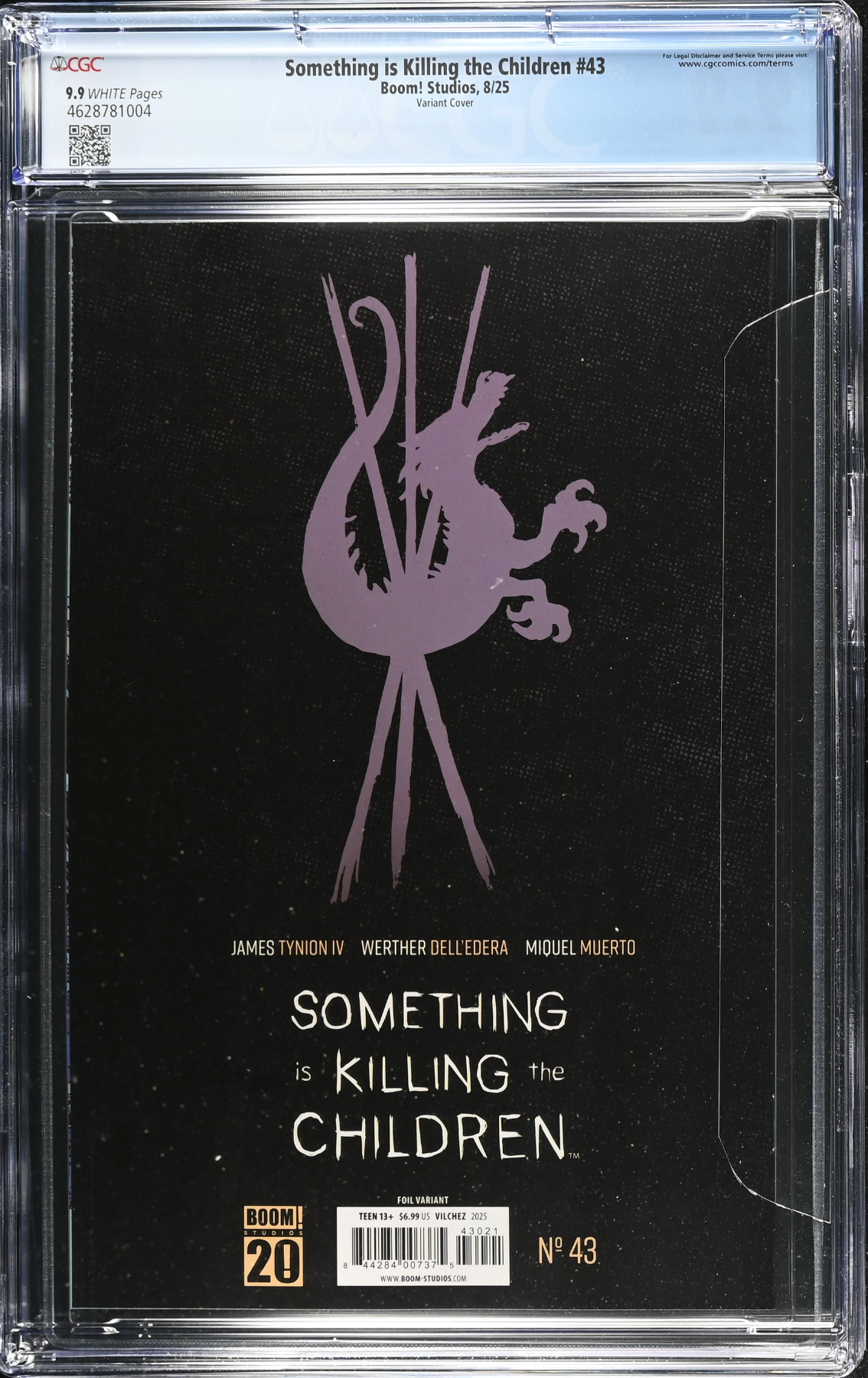 Something is Killing the Children #43 Vilchez Foil Variant CGC 9.9