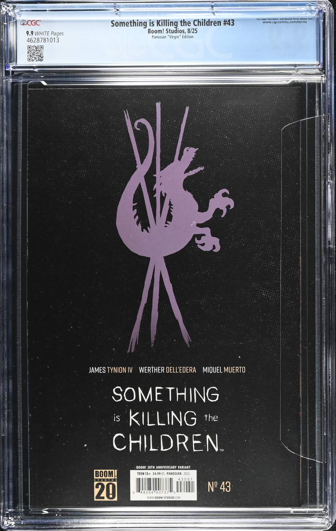 Something is Killing the Children #43 Panosian 1:20 Virgin Retailer Incentive Variant CGC 9.9