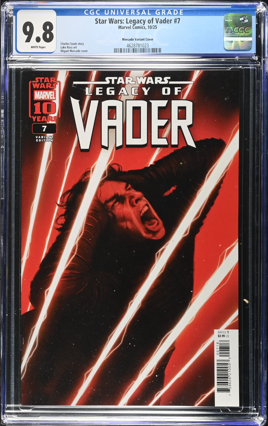 Star Wars: Legacy of Vader #7 Mercado 1:25 Retailer Incentive Variant CGC 9.8
