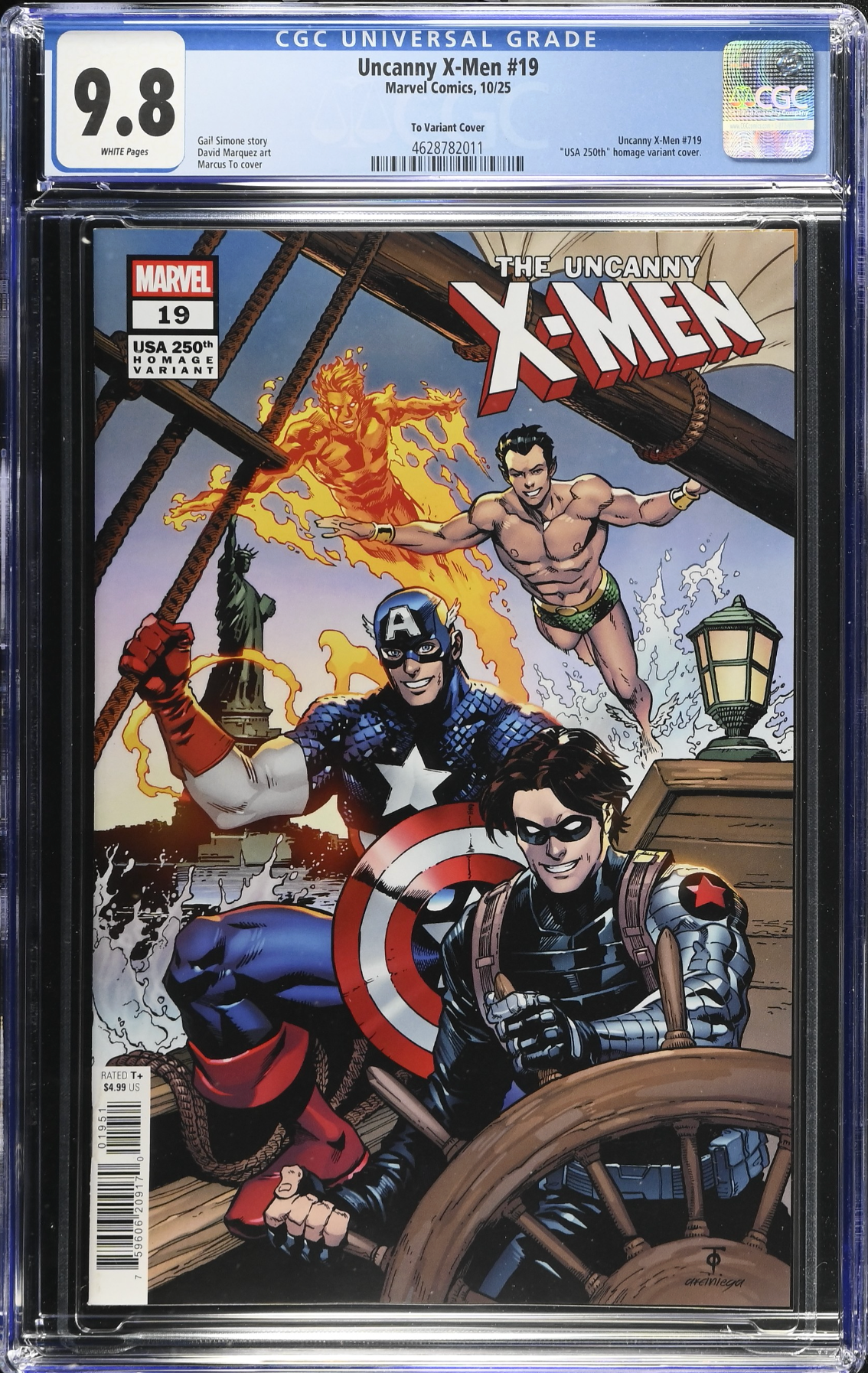 Uncanny X-Men #19 To Variant CGC 9.8