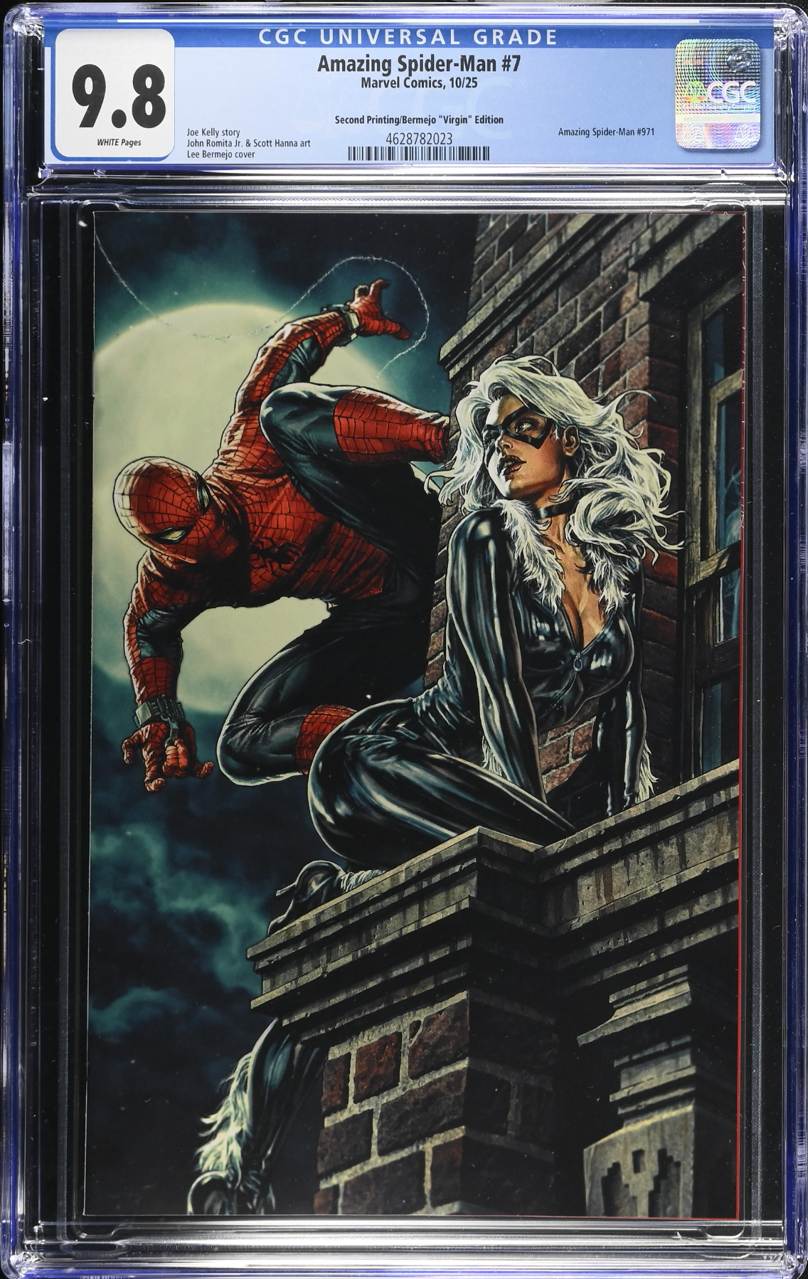 Amazing Spider-Man #7 Second Printing Bermejo 1:25 Retailer Incentive Variant CGC 9.8