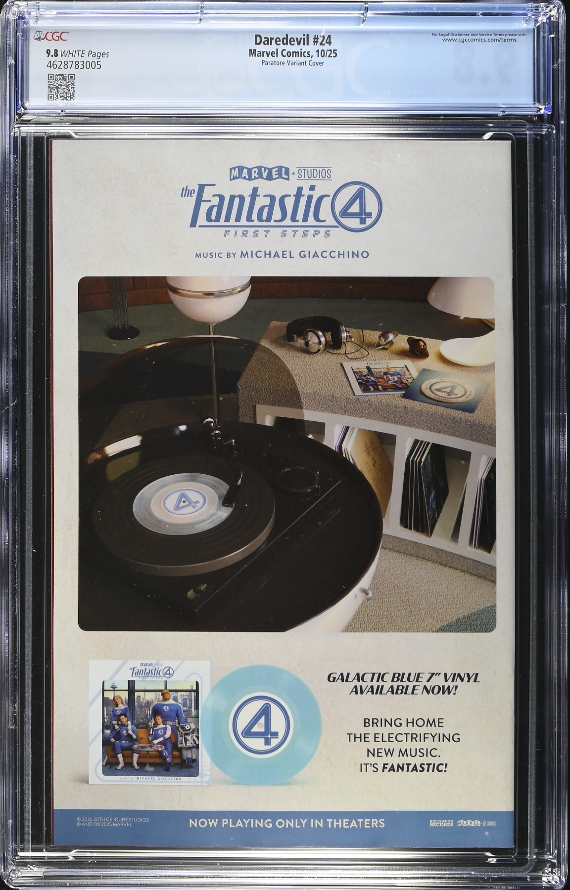 Daredevil #24 Paratore Variant CGC 9.8