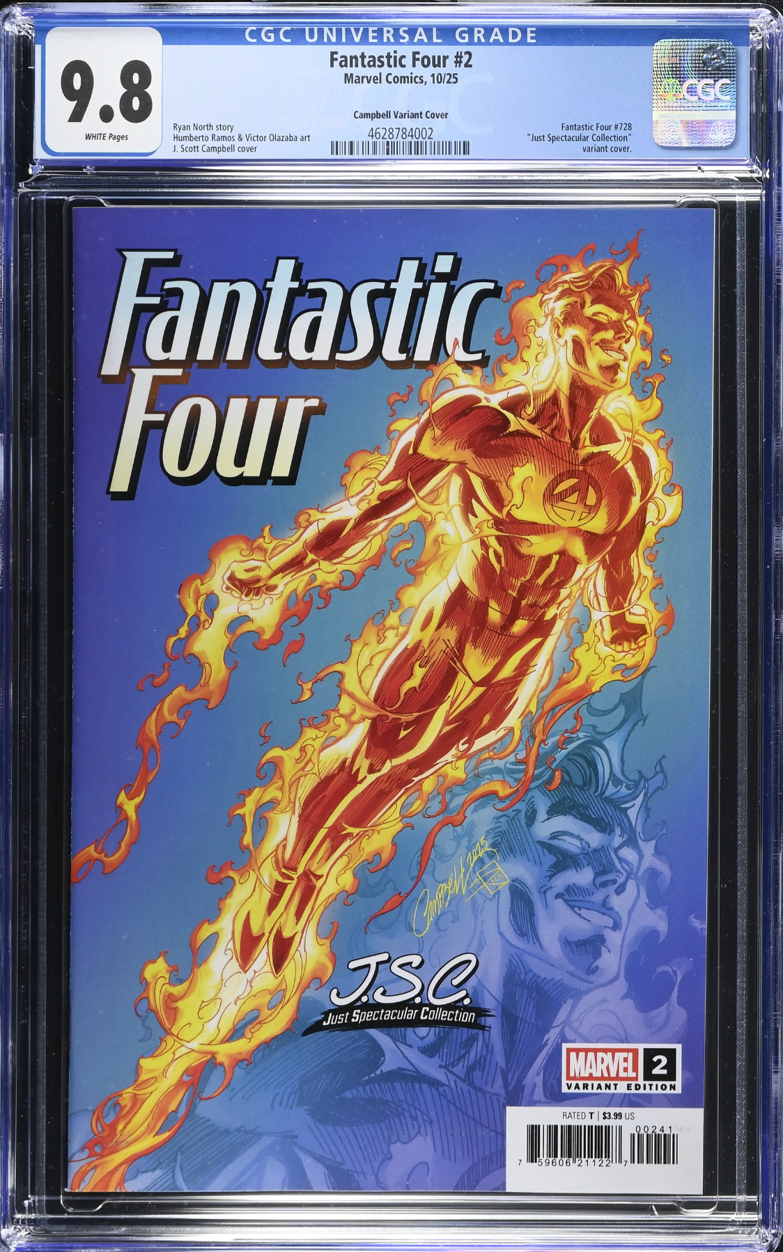 Fantastic Four #2 Campbell Variant CGC 9.8