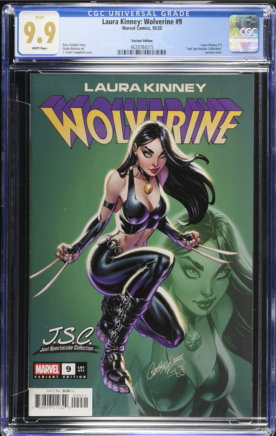 Laura Kinney: Wolverine #9 Campbell Variant CGC 9.9