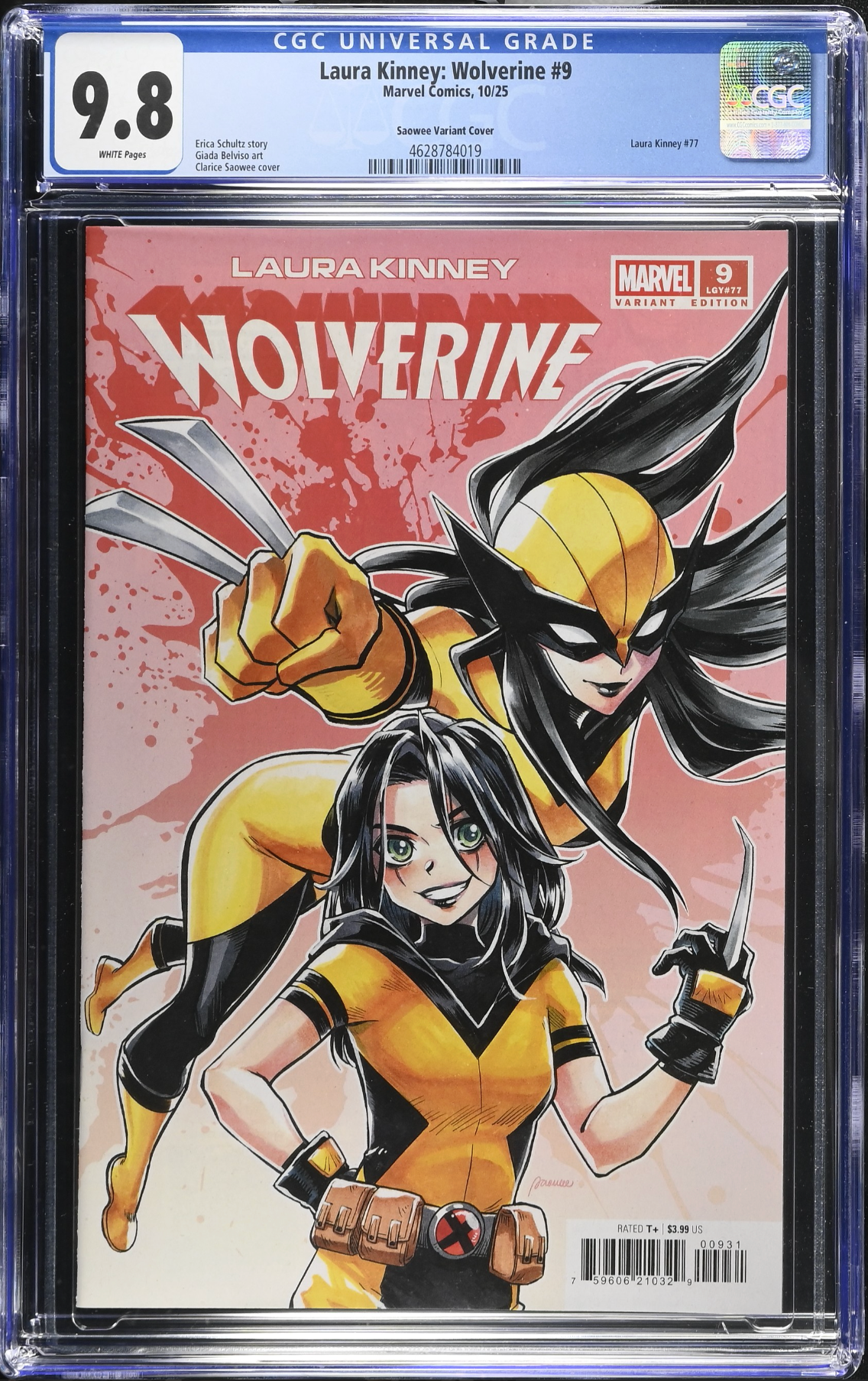 Laura Kinney: Wolverine #9 Saowee Variant CGC 9.8