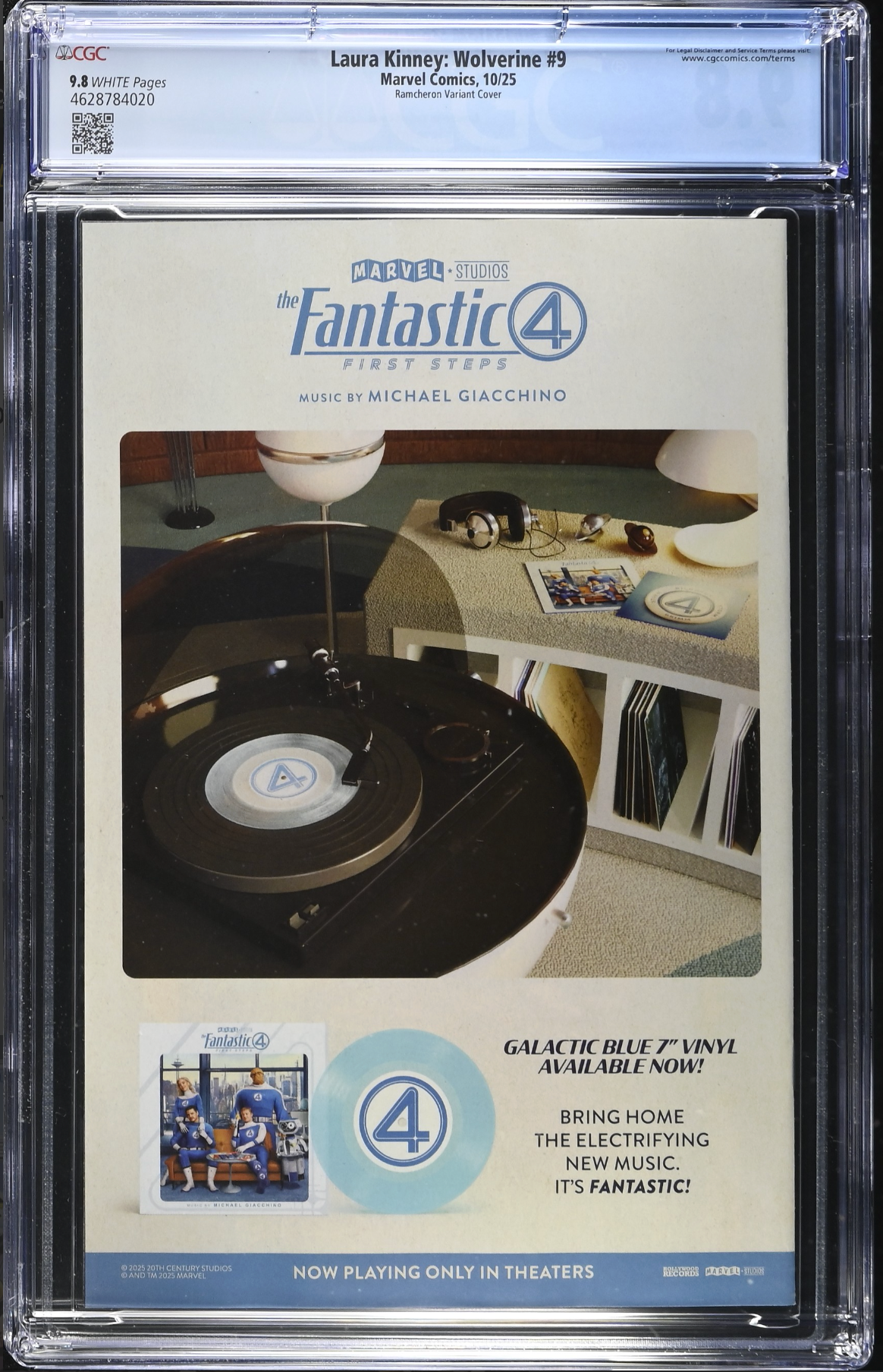 Laura Kinney: Wolverine #9 Ramcheron 1:25 Retailer Incentive CGC 9.8
