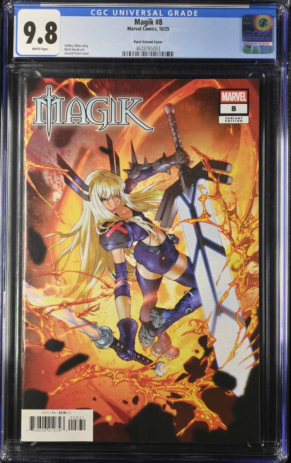 Magik #8 Parel Variant CGC 9.8