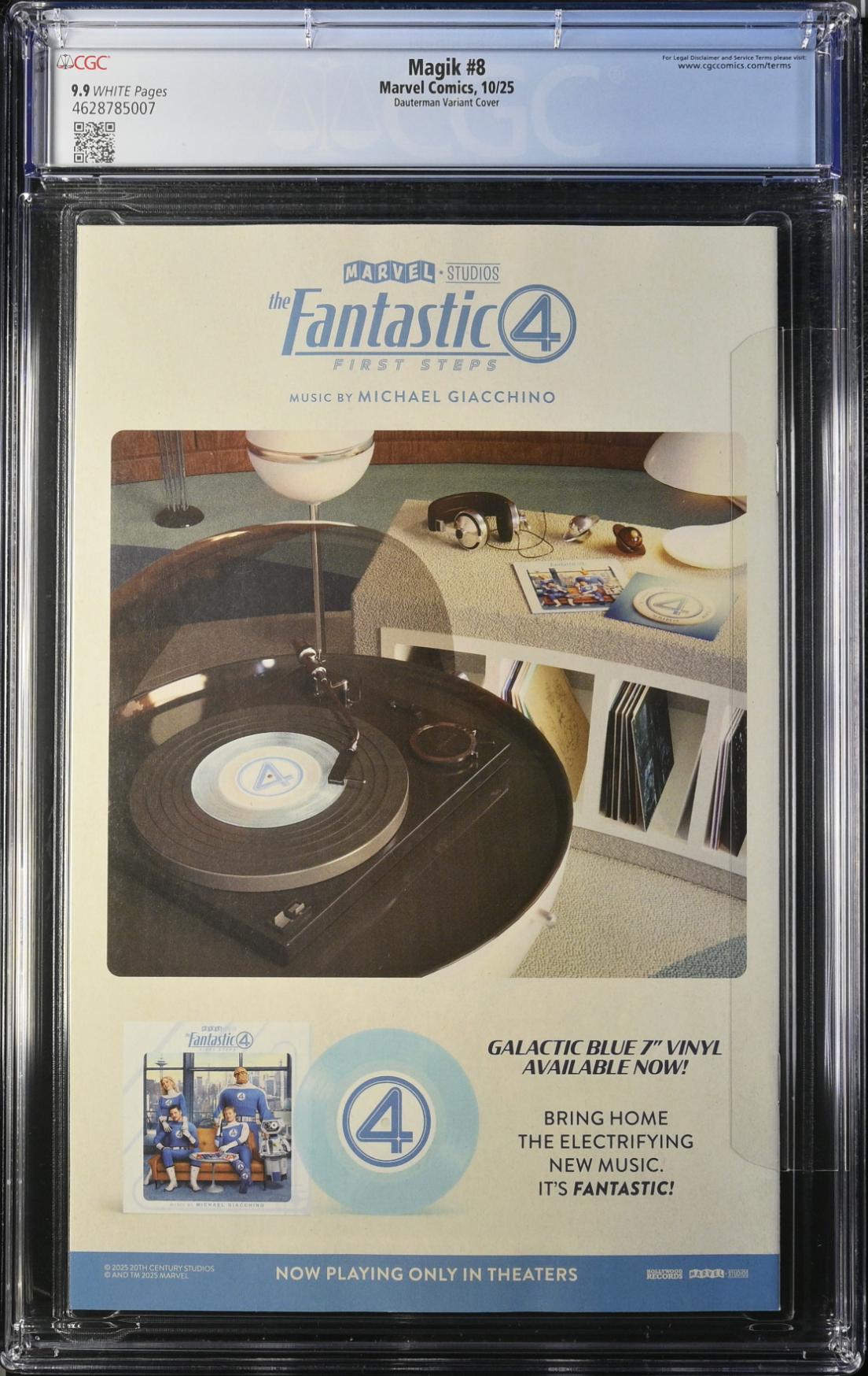 Magik #8 Dauterman 1:25 Retailer Incentive Variant CGC 9.9