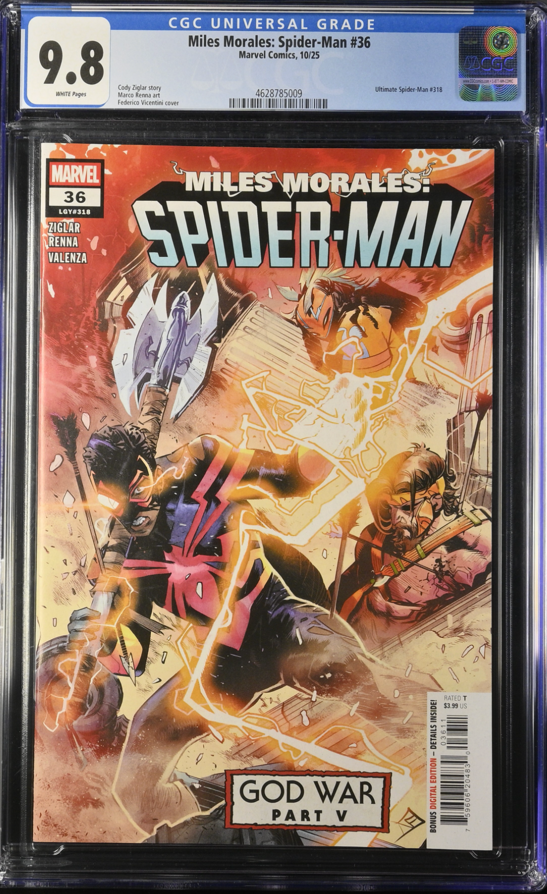Miles Morales: Spider-Man #36 CGC 9.8