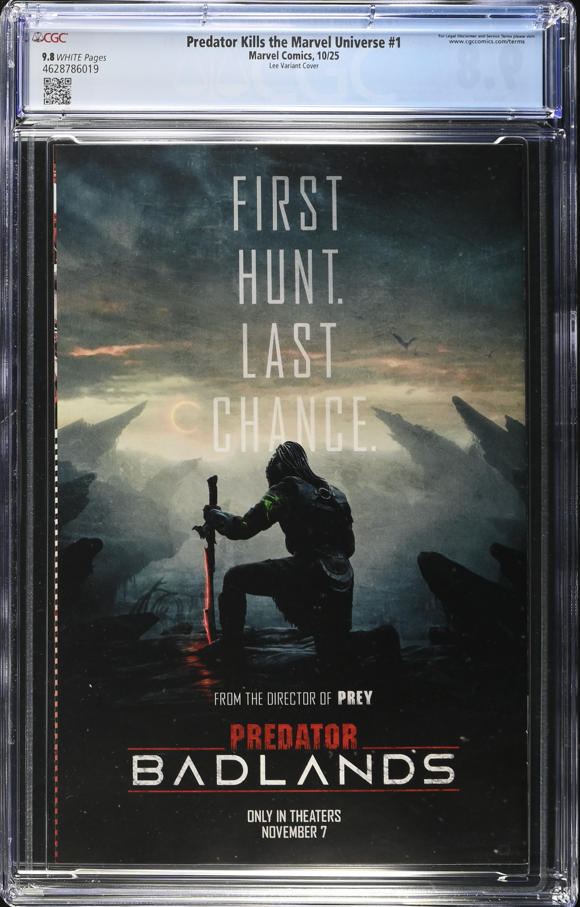 Predator Kills the Marvel Universe #1 InHyuk Lee 1:25 Retailer Incentive Variant CGC 9.8
