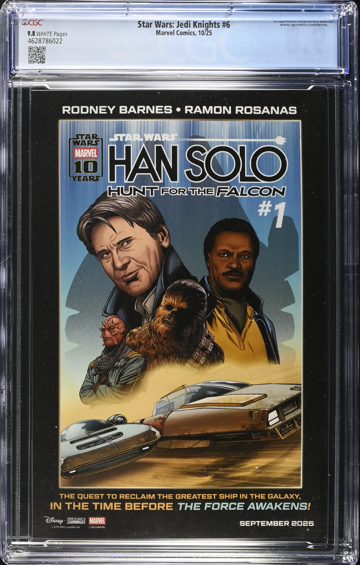 Star Wars: Jedi Knights #6 CGC 9.8