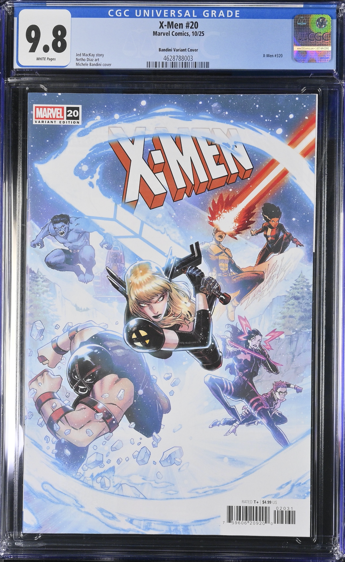 X-Men #20 Bandini Variant CGC 9.8