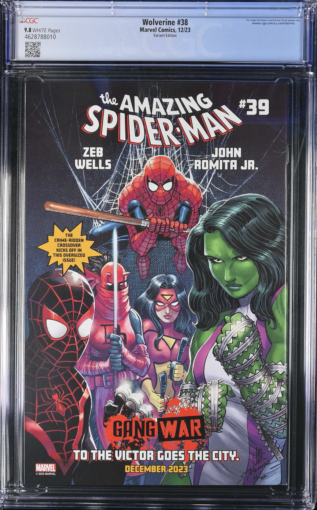 Wolverine #38 Yu Variant CGC 9.8