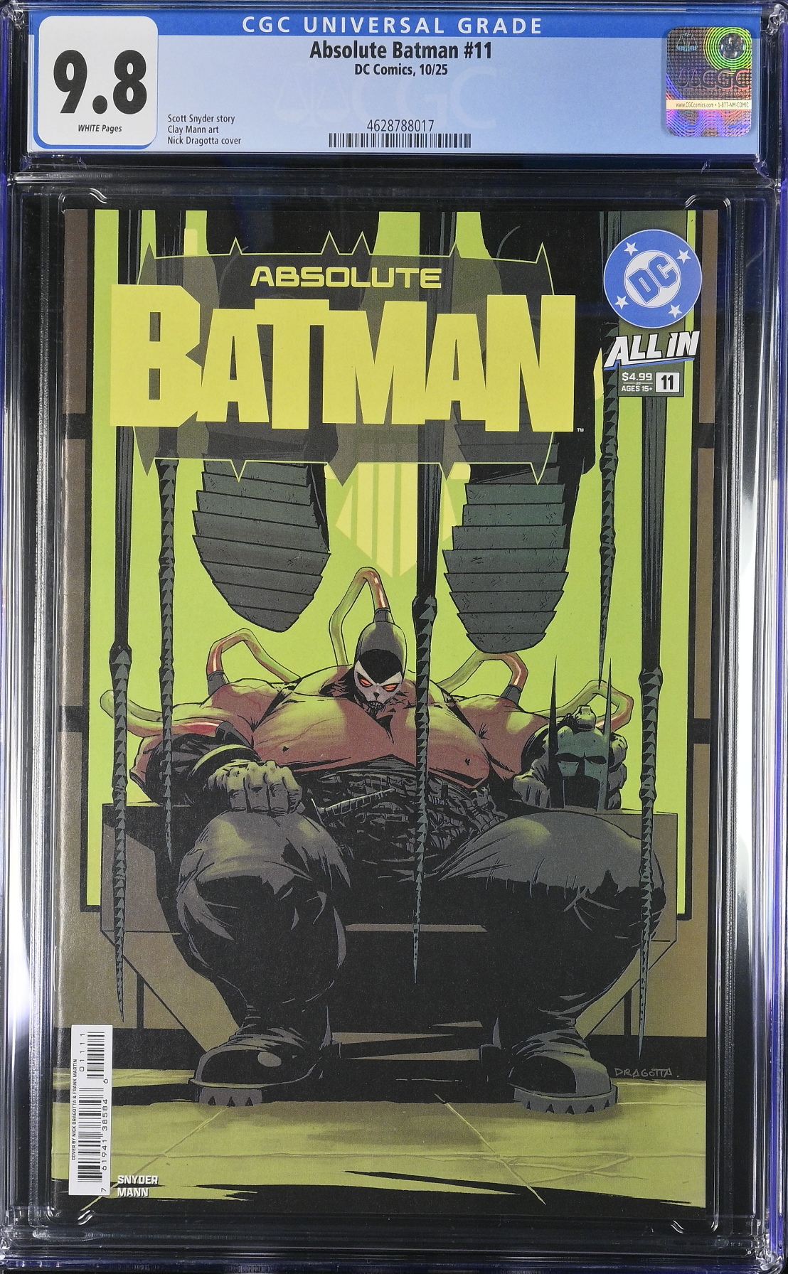 Absolute Batman #11 CGC 9.8