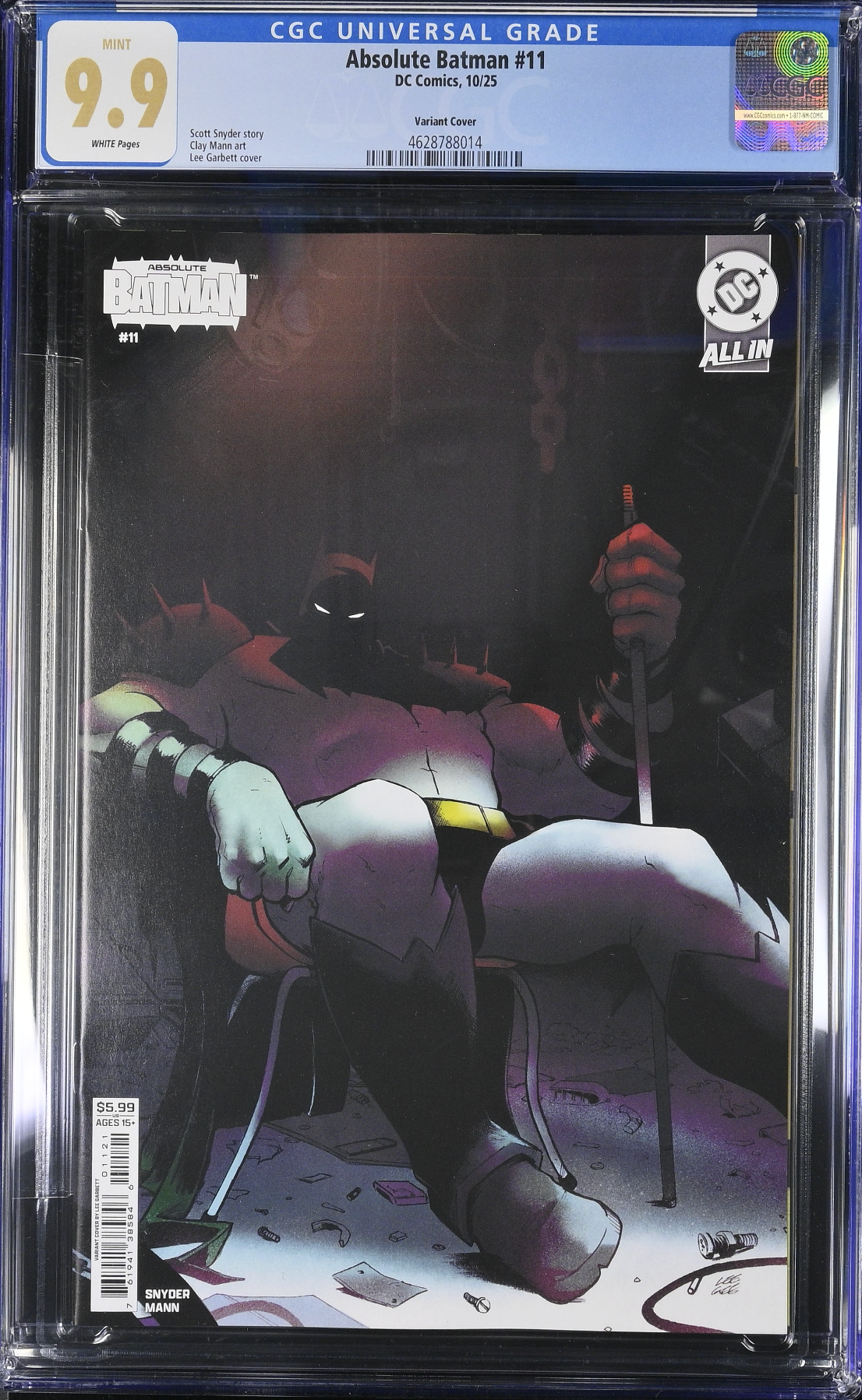 Absolute Batman #11 Garbett Variant CGC 9.9