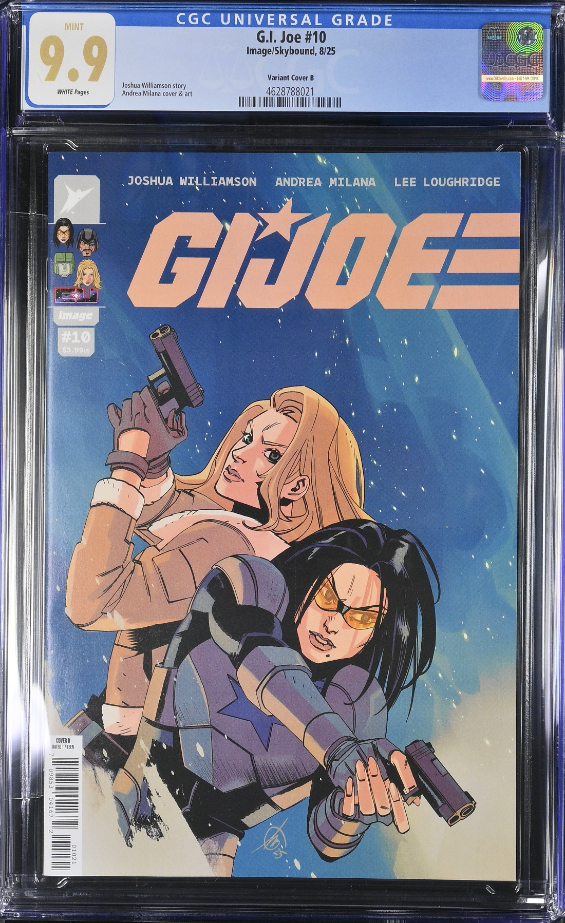 G.I. Joe #10 Milana Variant CGC 9.9