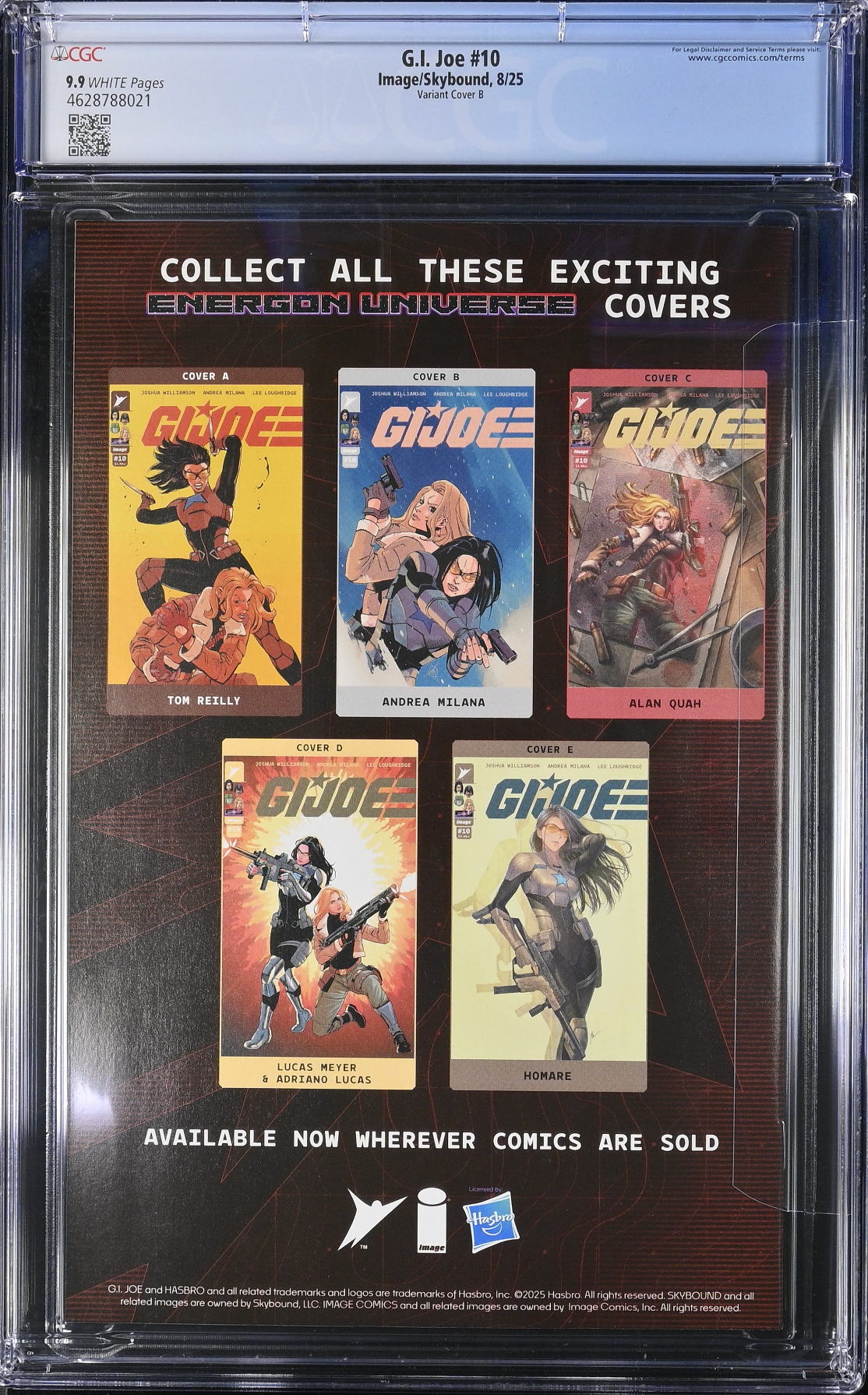 G.I. Joe #10 Milana Variant CGC 9.9