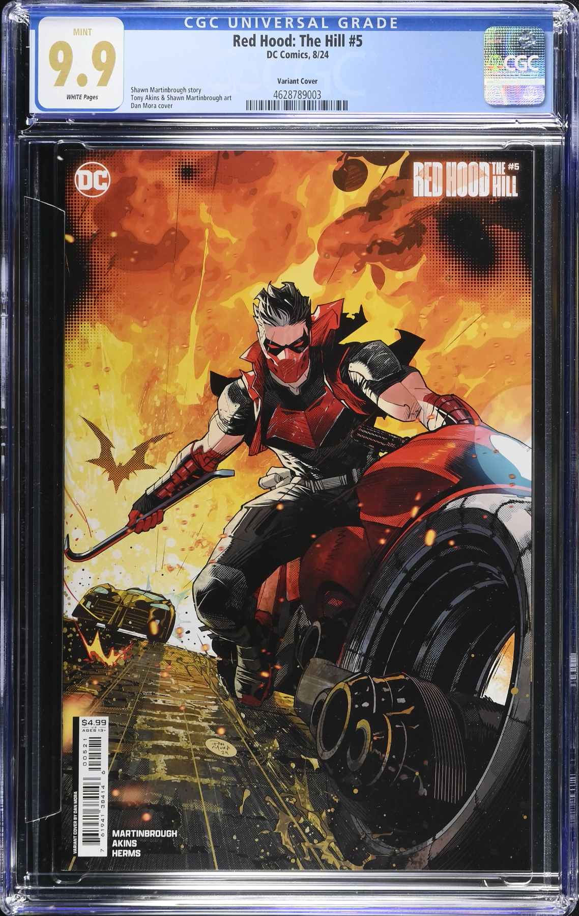 Red Hood: The Hill #5 Mora Variant CGC 9.9