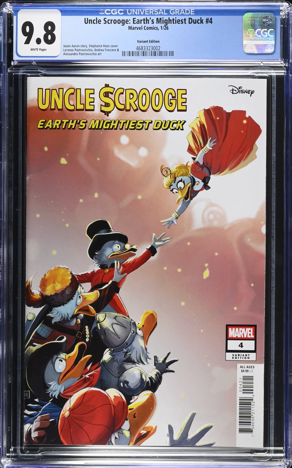 Uncle Scrooge: Earth's Mightiest Duck #4 Hans Variant CGC 9.8