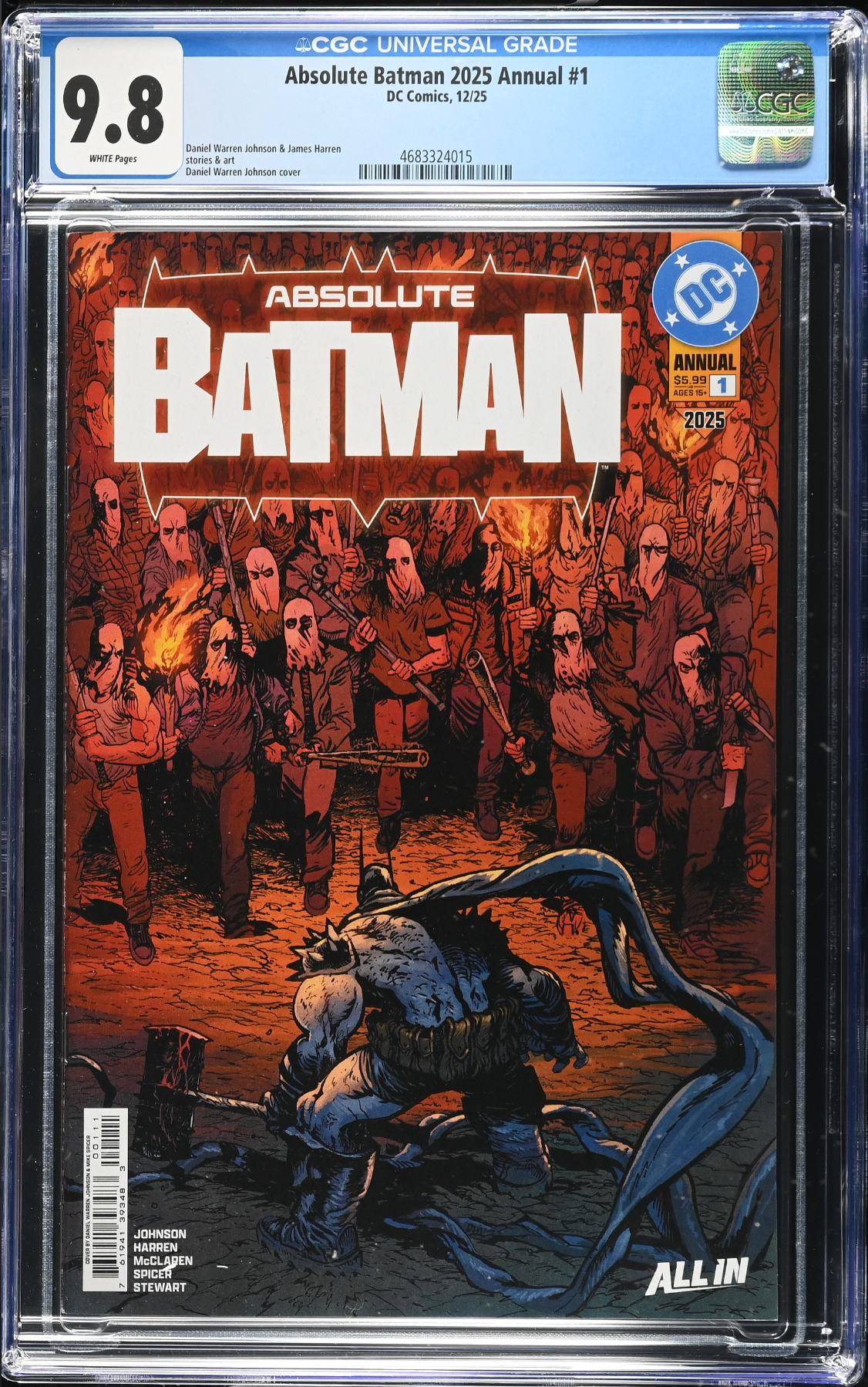 Absolute Batman Annual 2025 #1 CGC 9.8