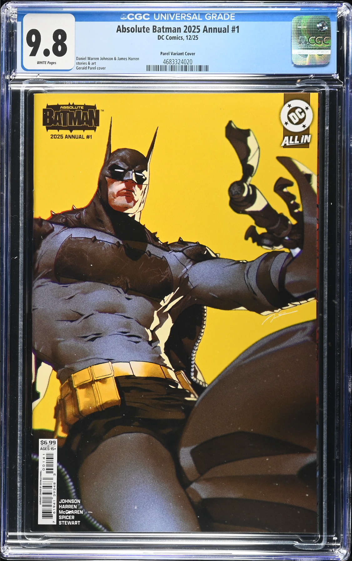 Absolute Batman Annual 2025 #1 Parel Variant CGC 9.8