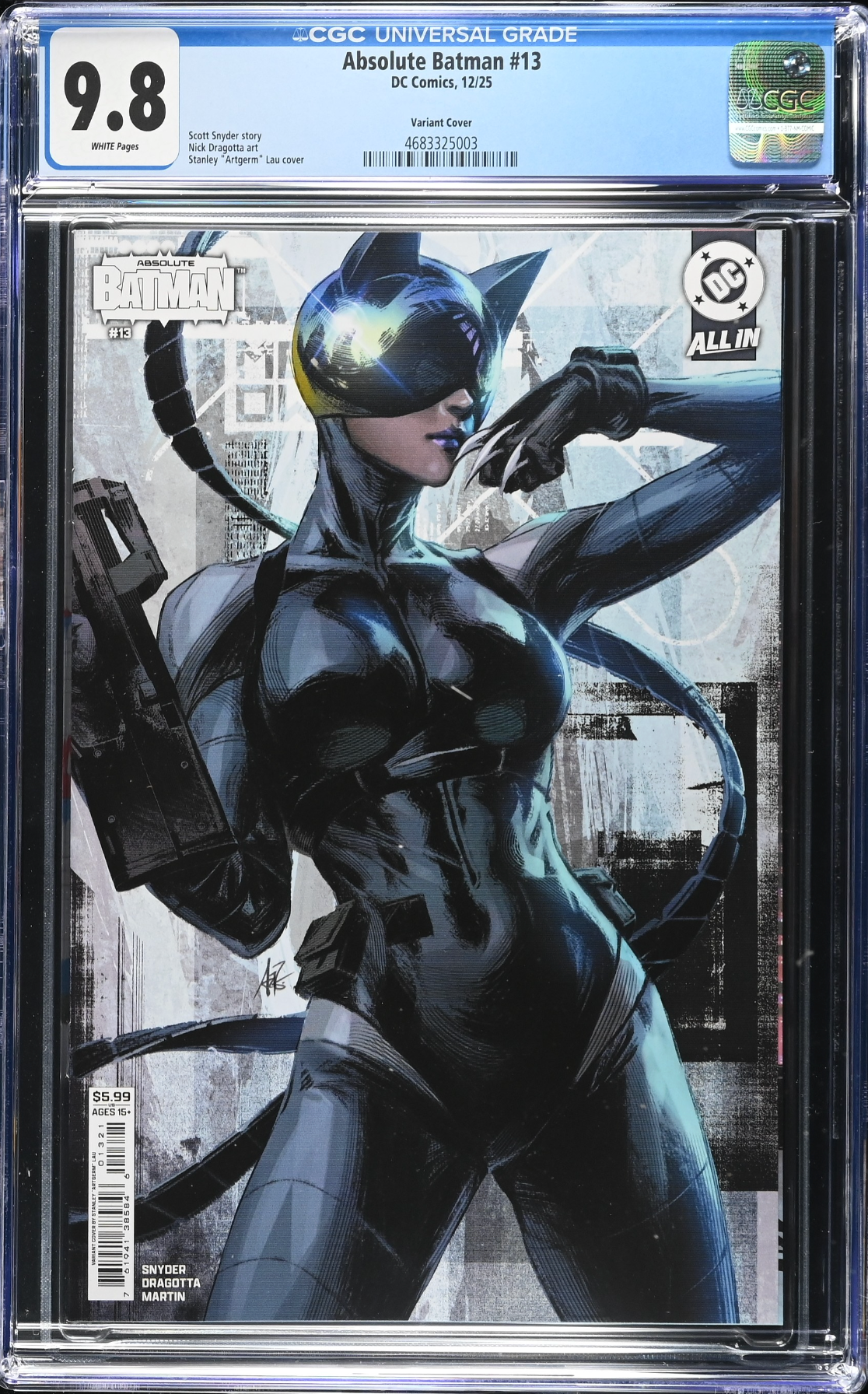 Absolute Batman #13 Artgerm Variant CGC 9.8