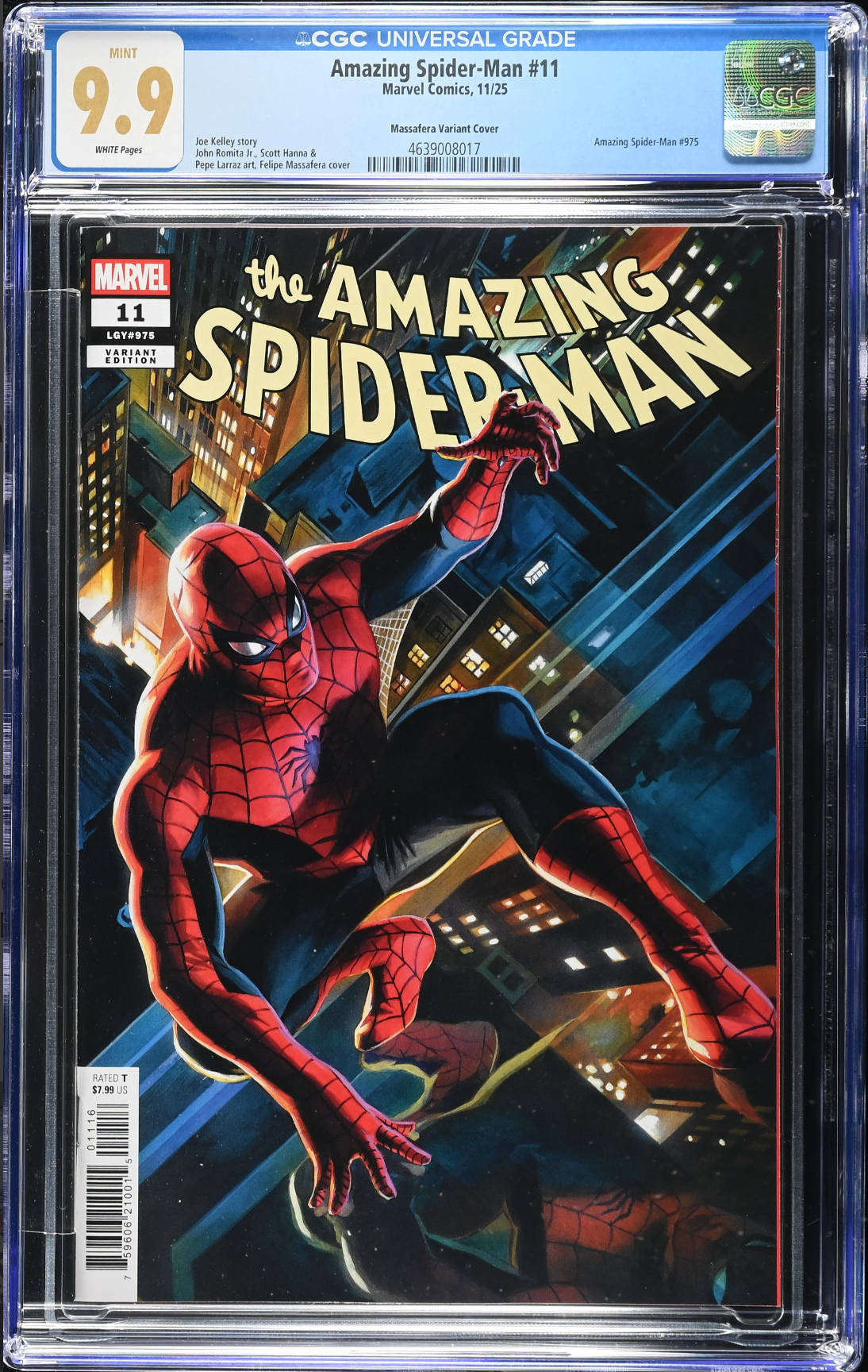 Amazing Spider-Man #11 Massafera 1:25 Retailer Incentive Variant CGC 9.9