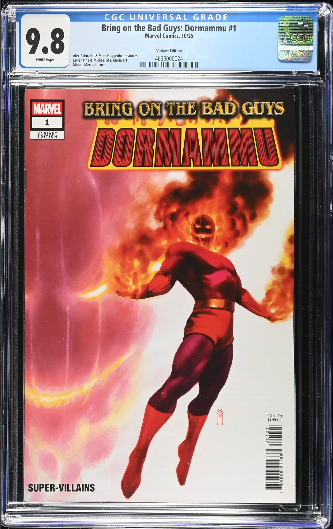 Bring on the Bad Guys: Dormammu #1 Mercado Variant CGC 9.8