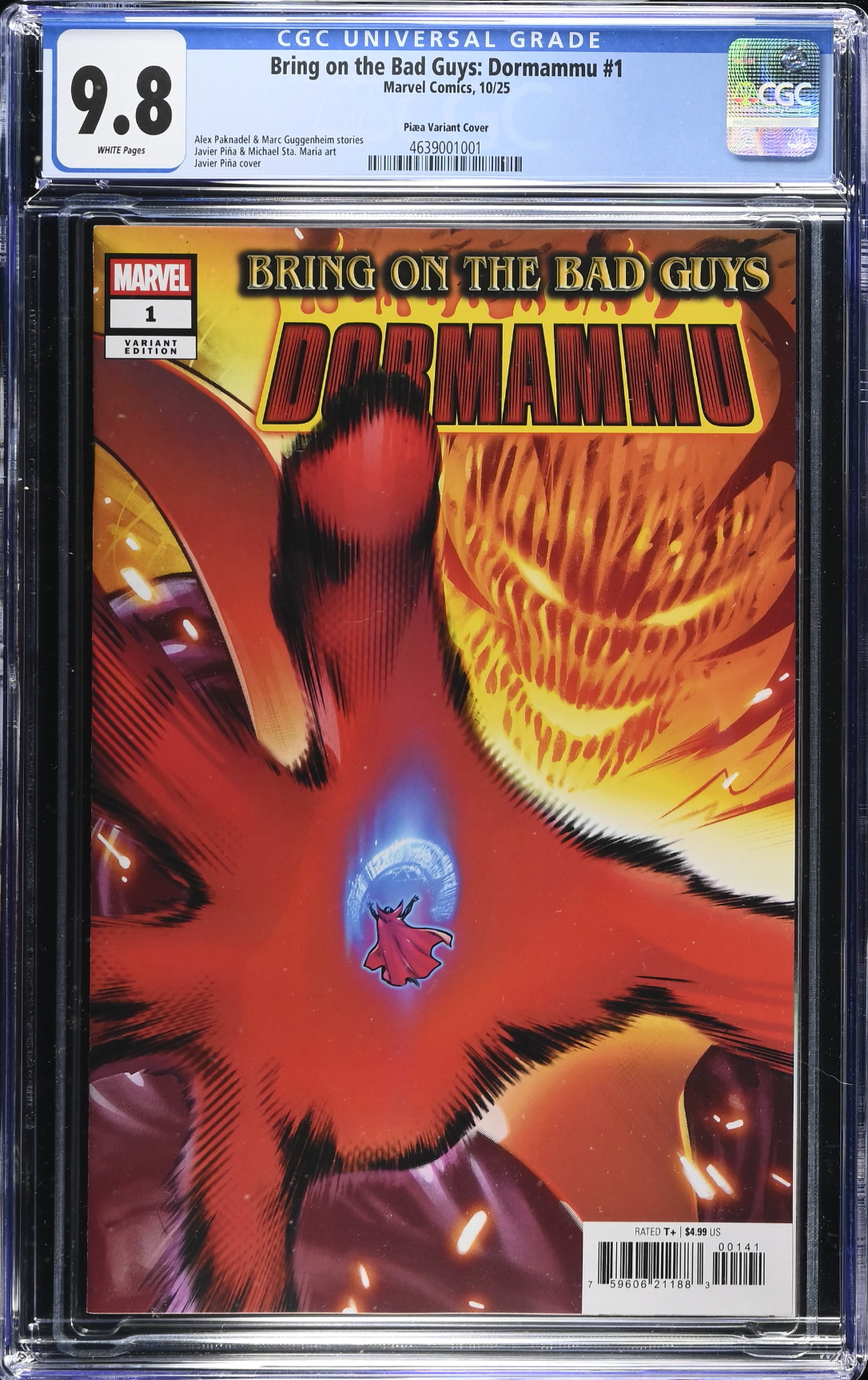 Bring on the Bad Guys: Dormammu #1 Pina Variant CGC 9.8