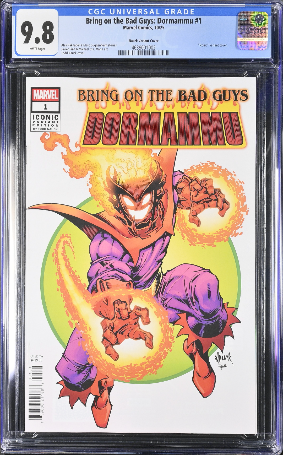 Bring on the Bad Guys: Dormammu #1 Nauck Variant CGC 9.8