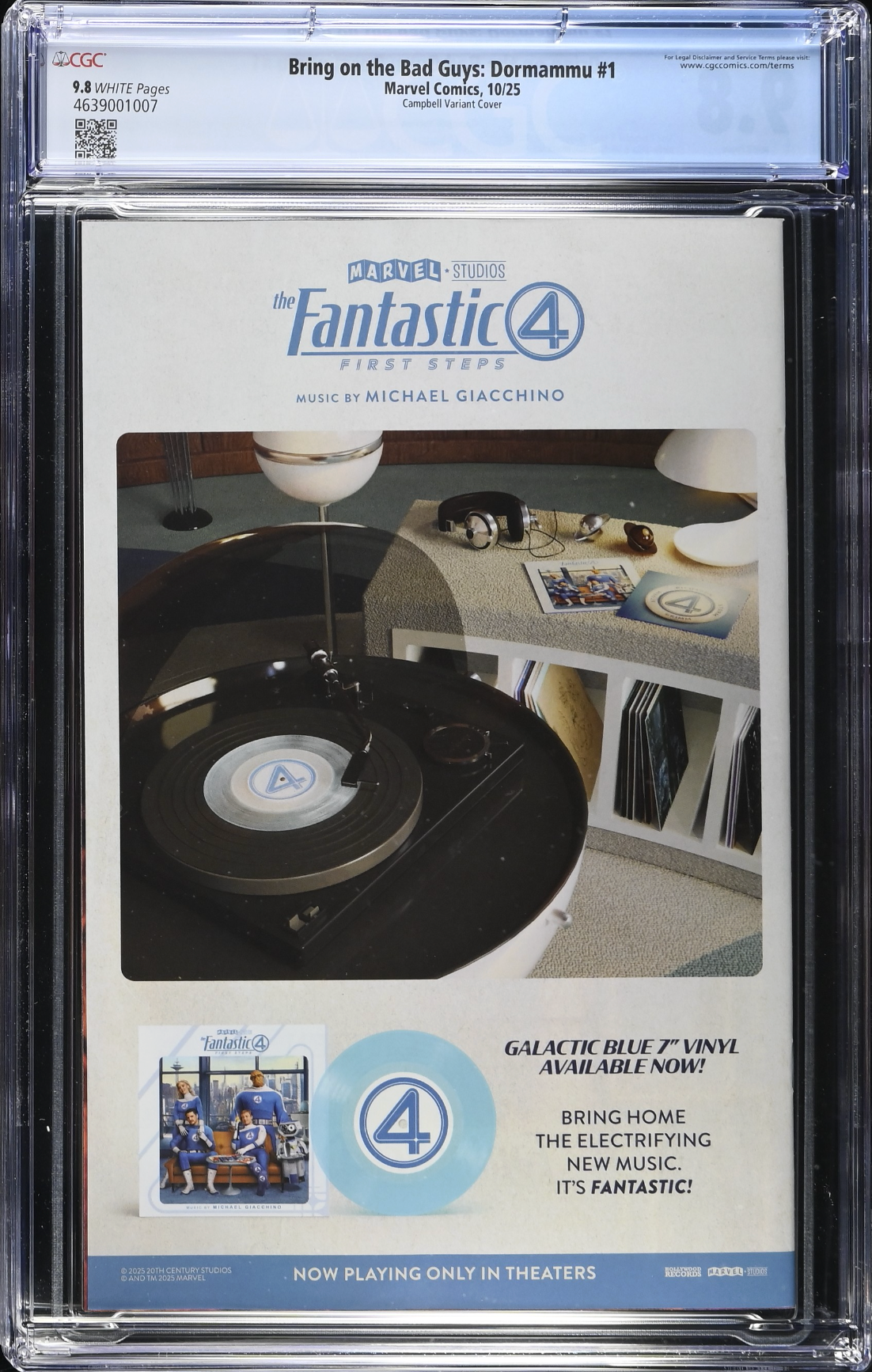 Bring on the Bad Guys: Dormammu #1 Campbell Variant CGC 9.8