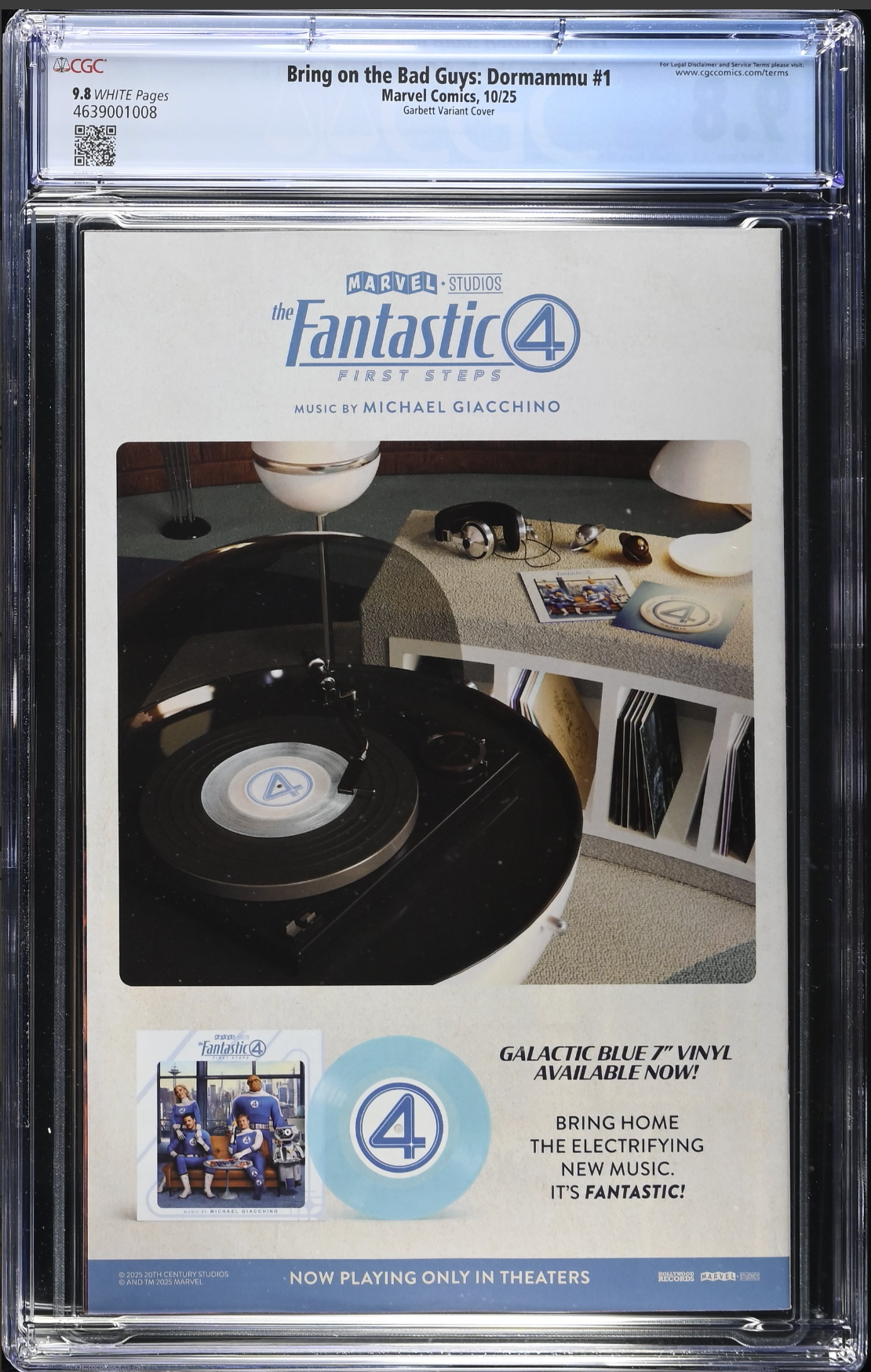 Bring on the Bad Guys: Dormammu #1 Garbett 1:25 Retailer Incentive Variant CGC 9.8